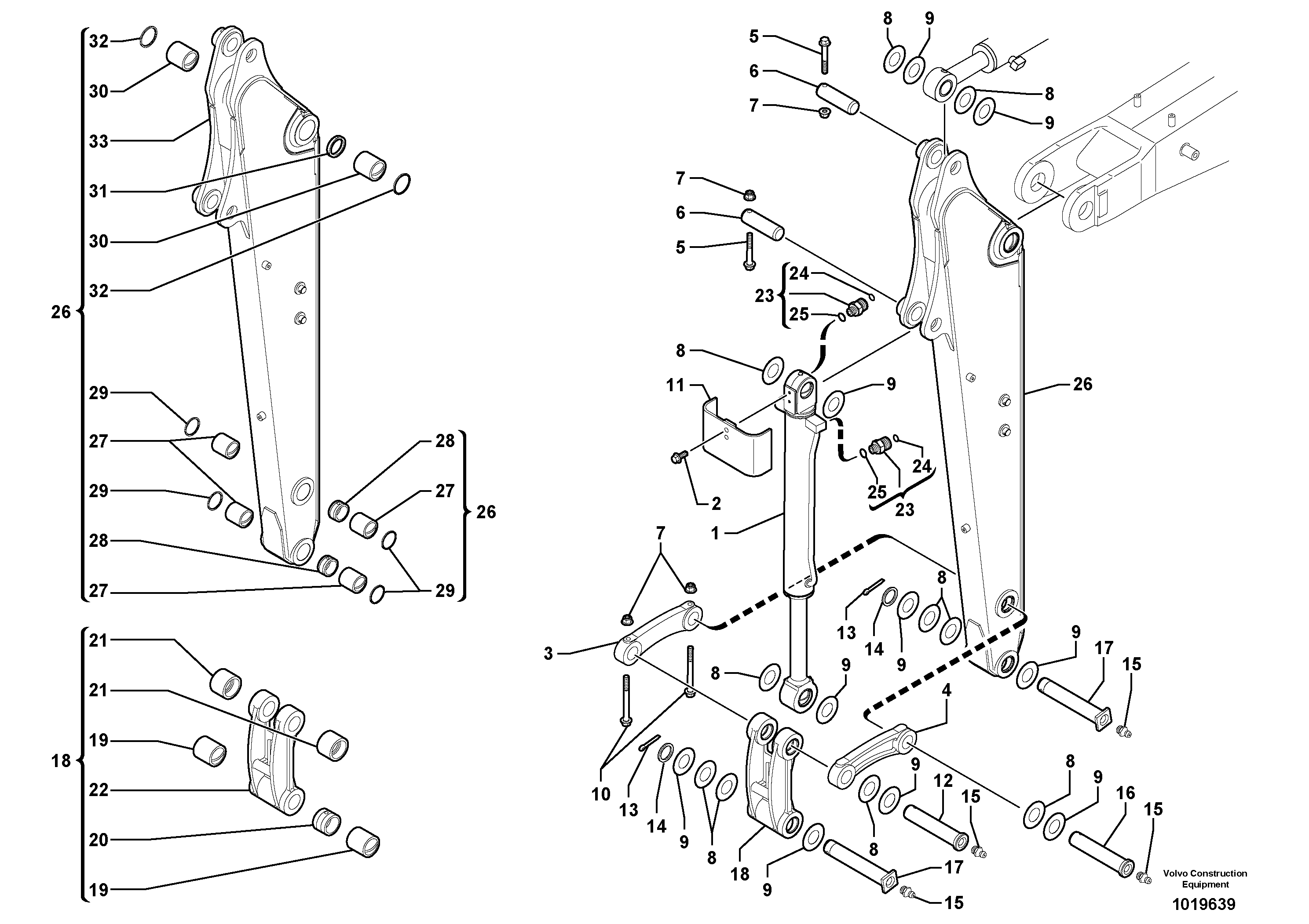 Crawler track VOE907898 VOLVO