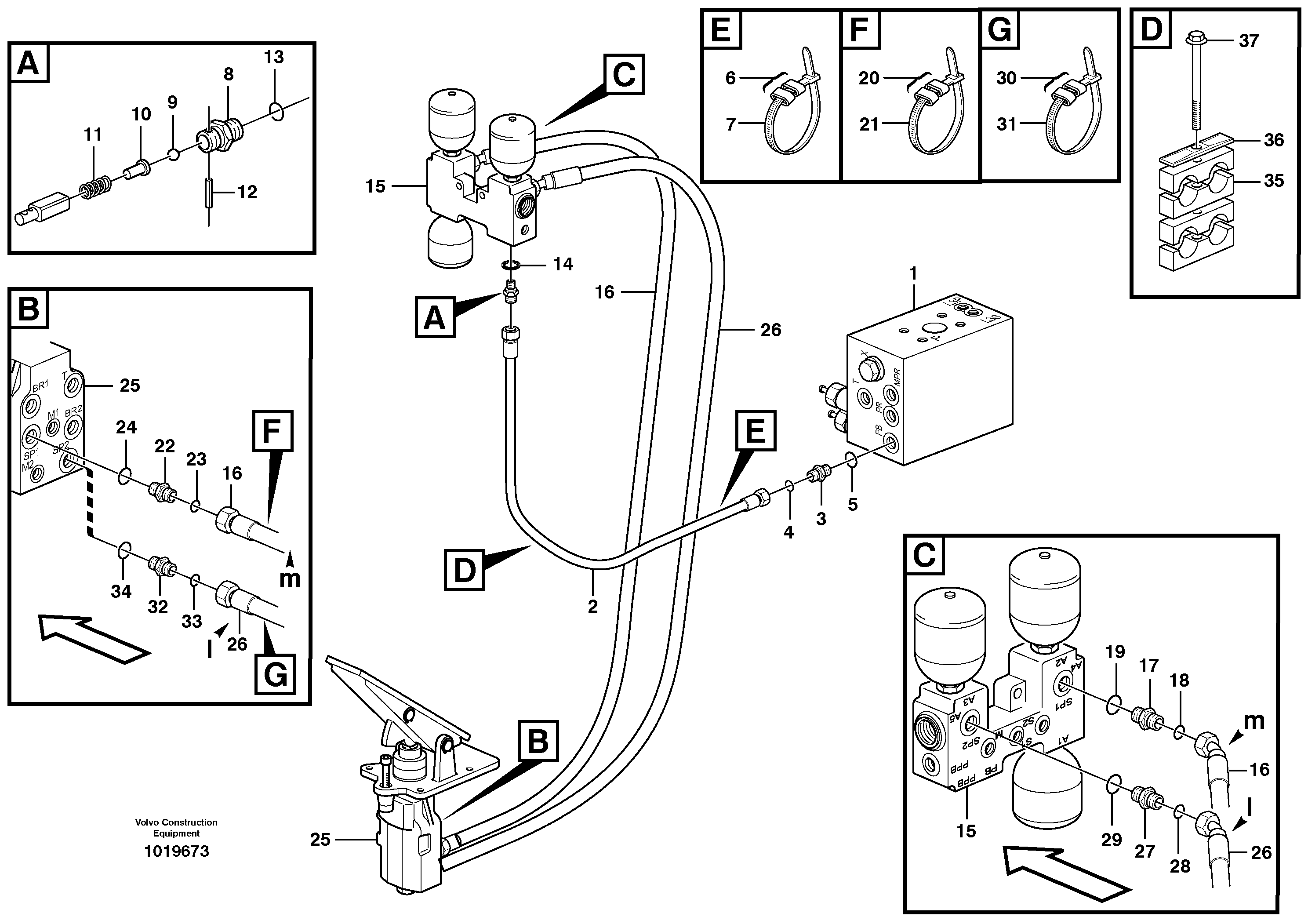 Timing gear casing VOE11147989 VOLVO