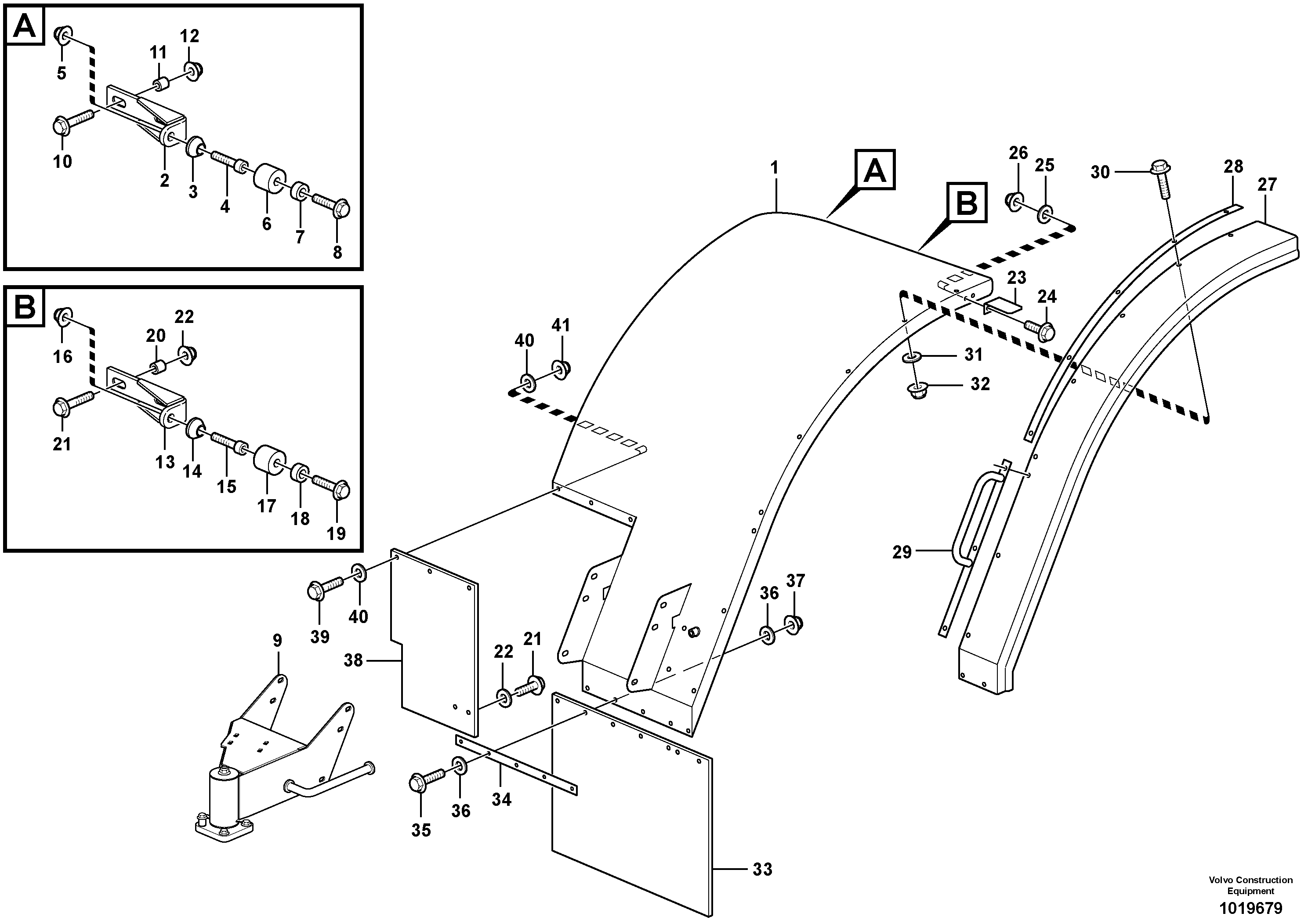 Shaft brake VOE15016388 VOLVO