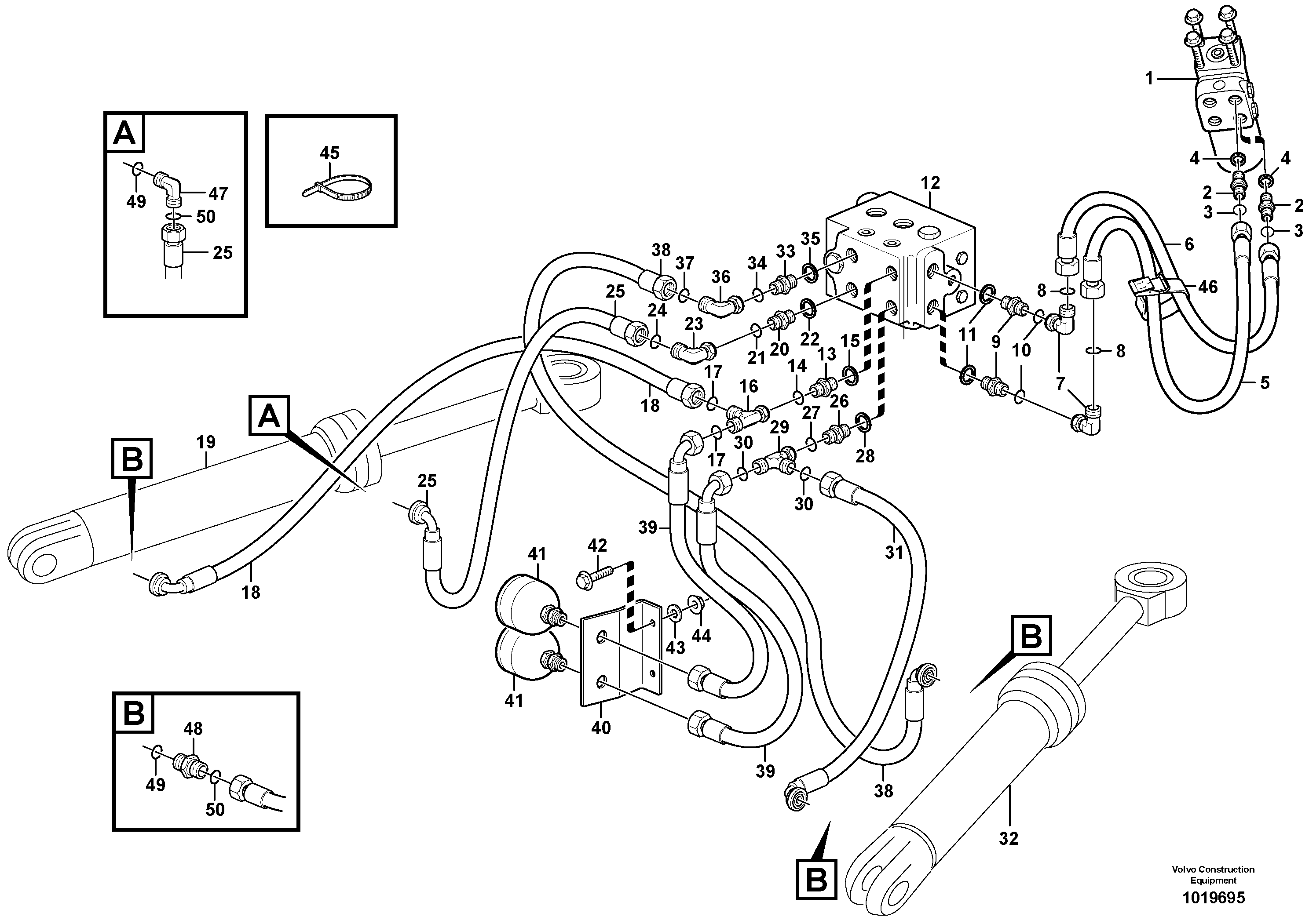 Timing gear casing VOE15056797 VOLVO