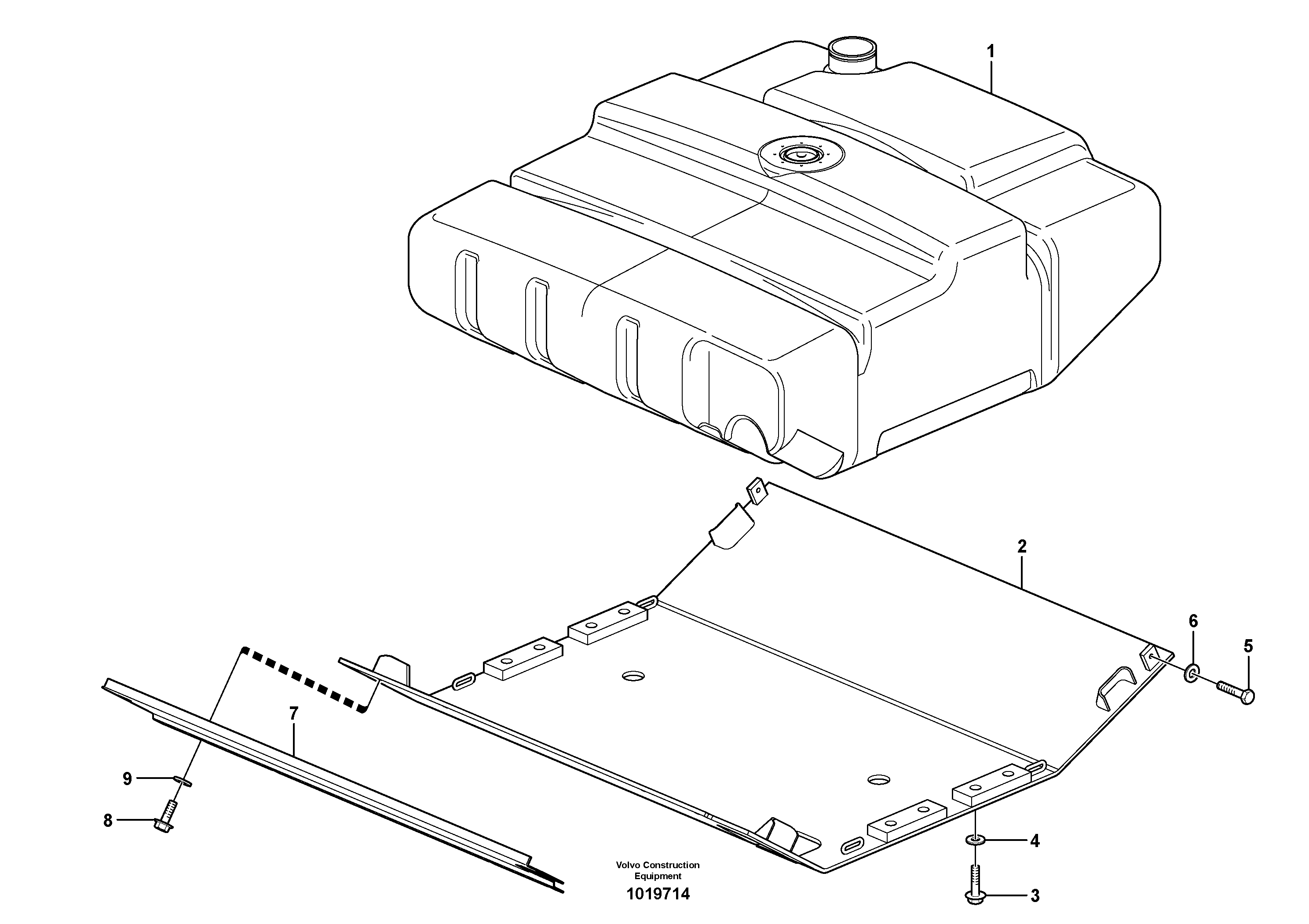 Protecting plate VOE11432412 VOLVO