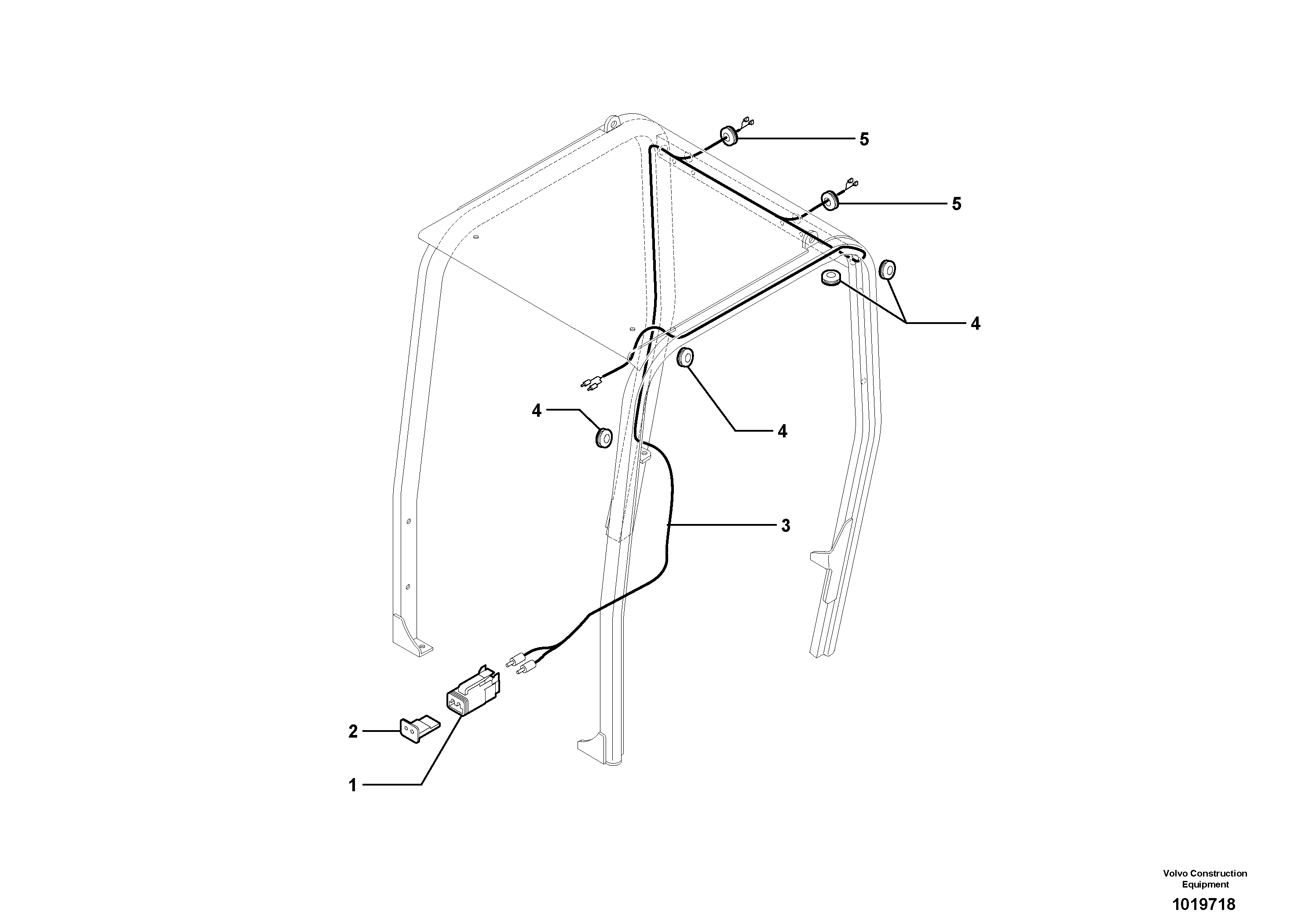 Cable harness VOE11802339 VOLVO