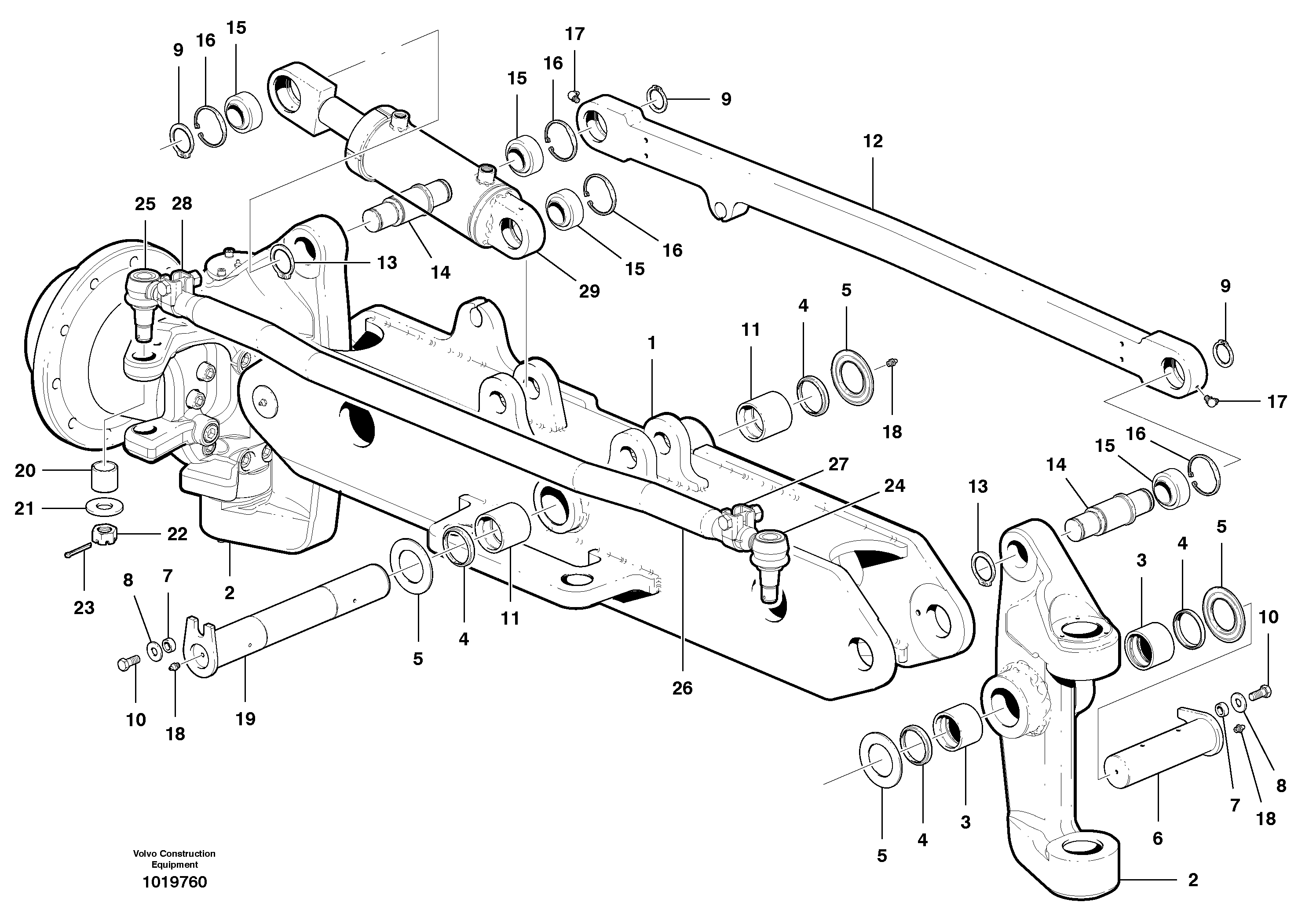Bearing Plate VOE12747955 VOLVO