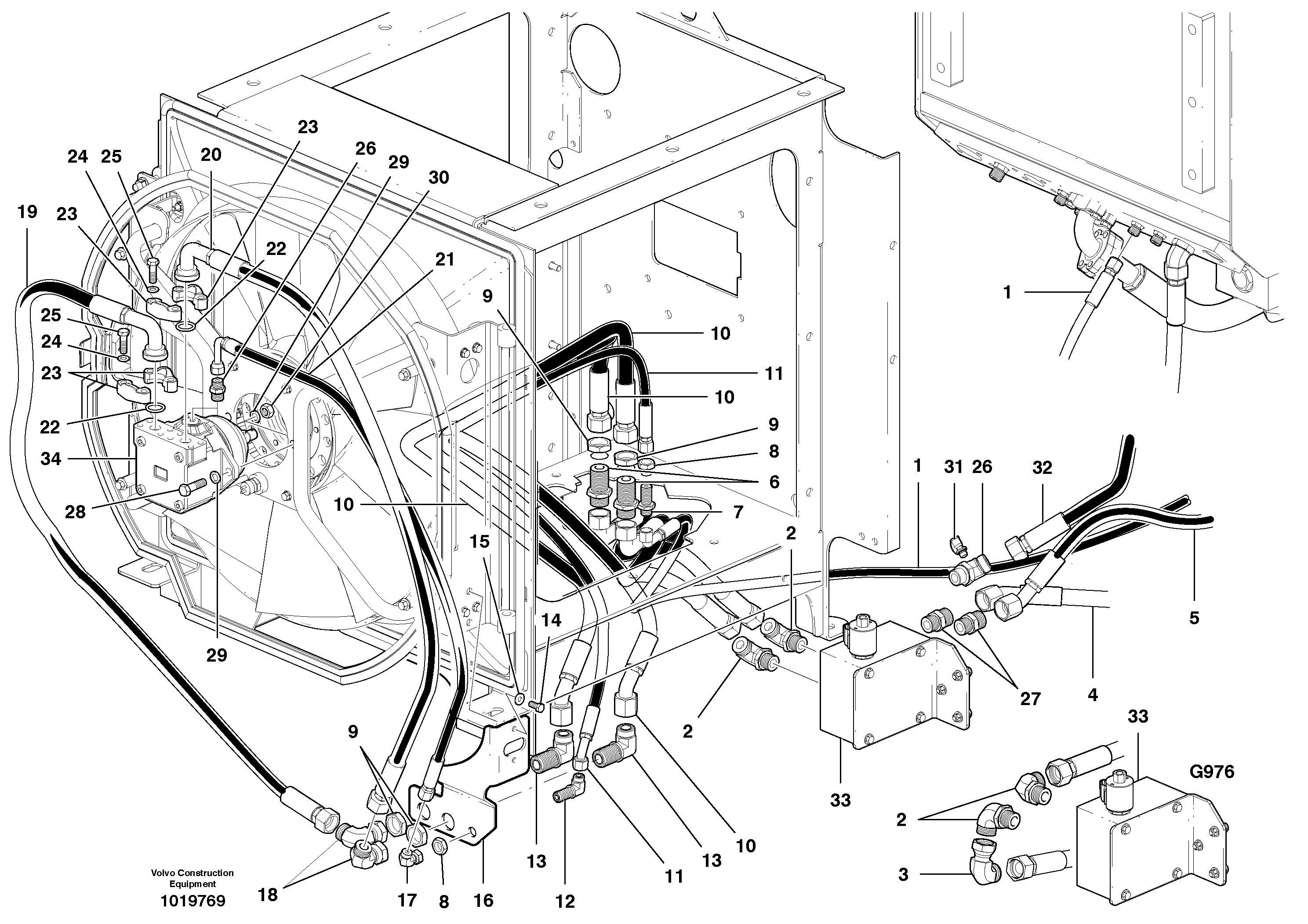 Hose assembly VOE12746263 VOLVO
