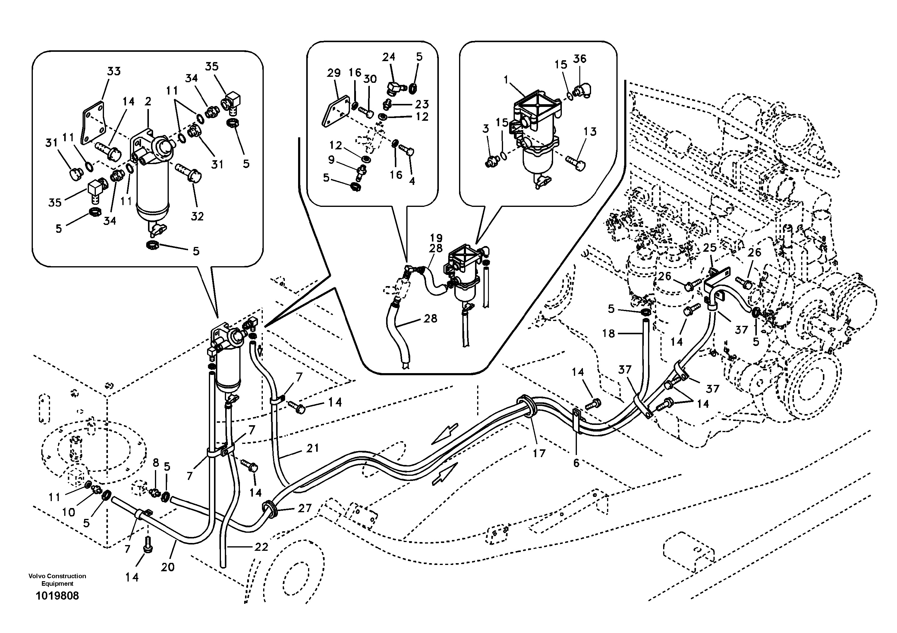 Bracket VOE14520654 VOLVO
