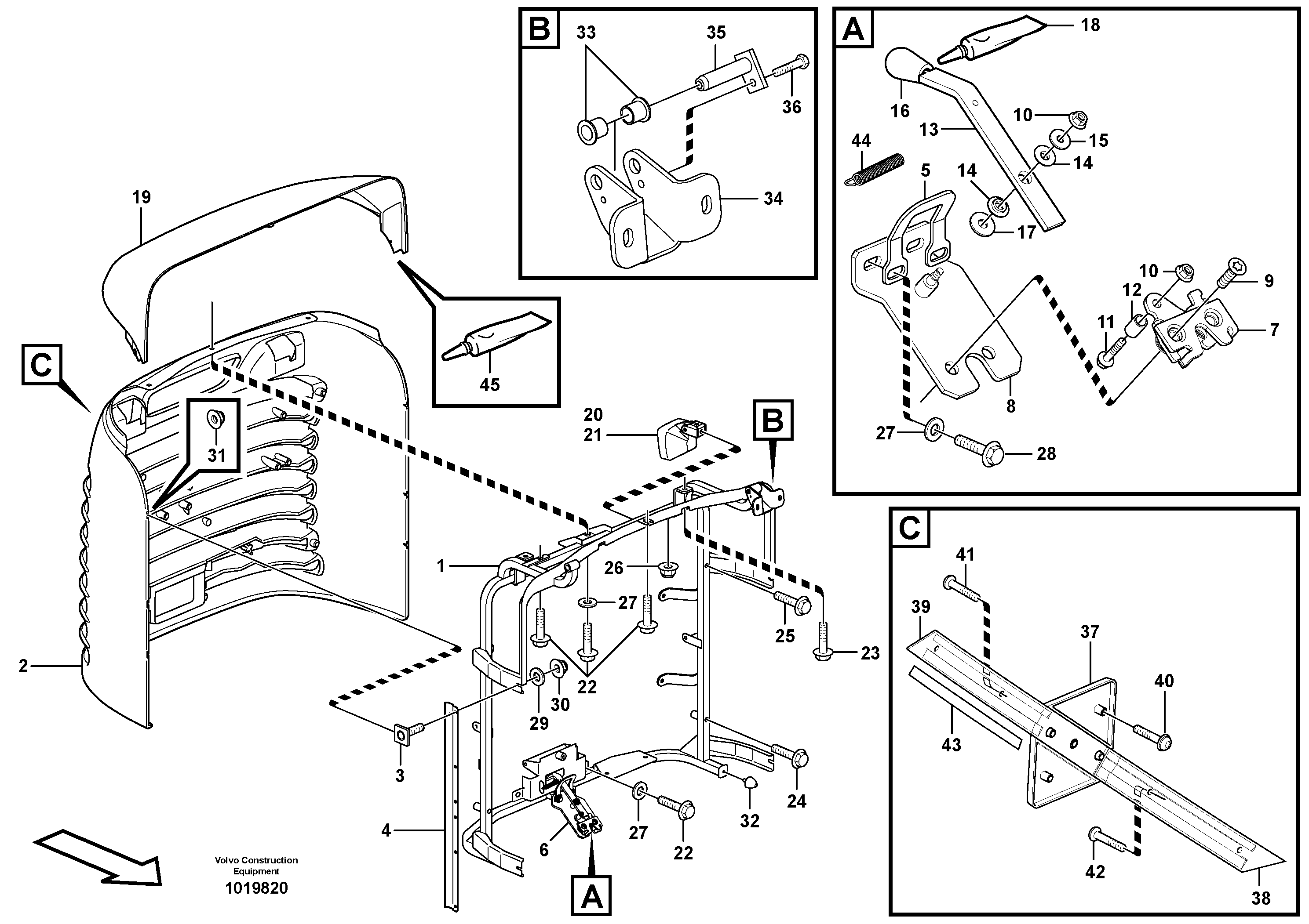 Engine heater VOE976172 VOLVO