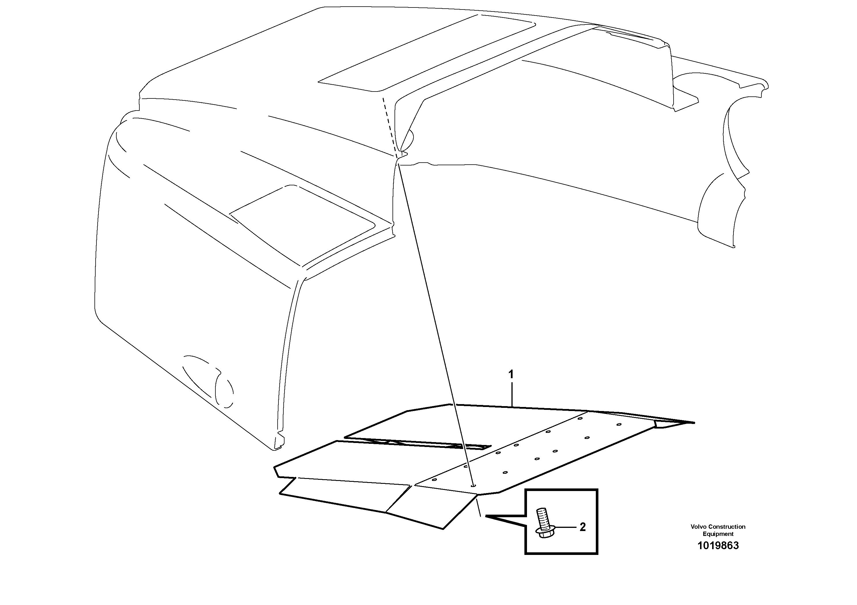 Tab Washer VOE11196220 VOLVO