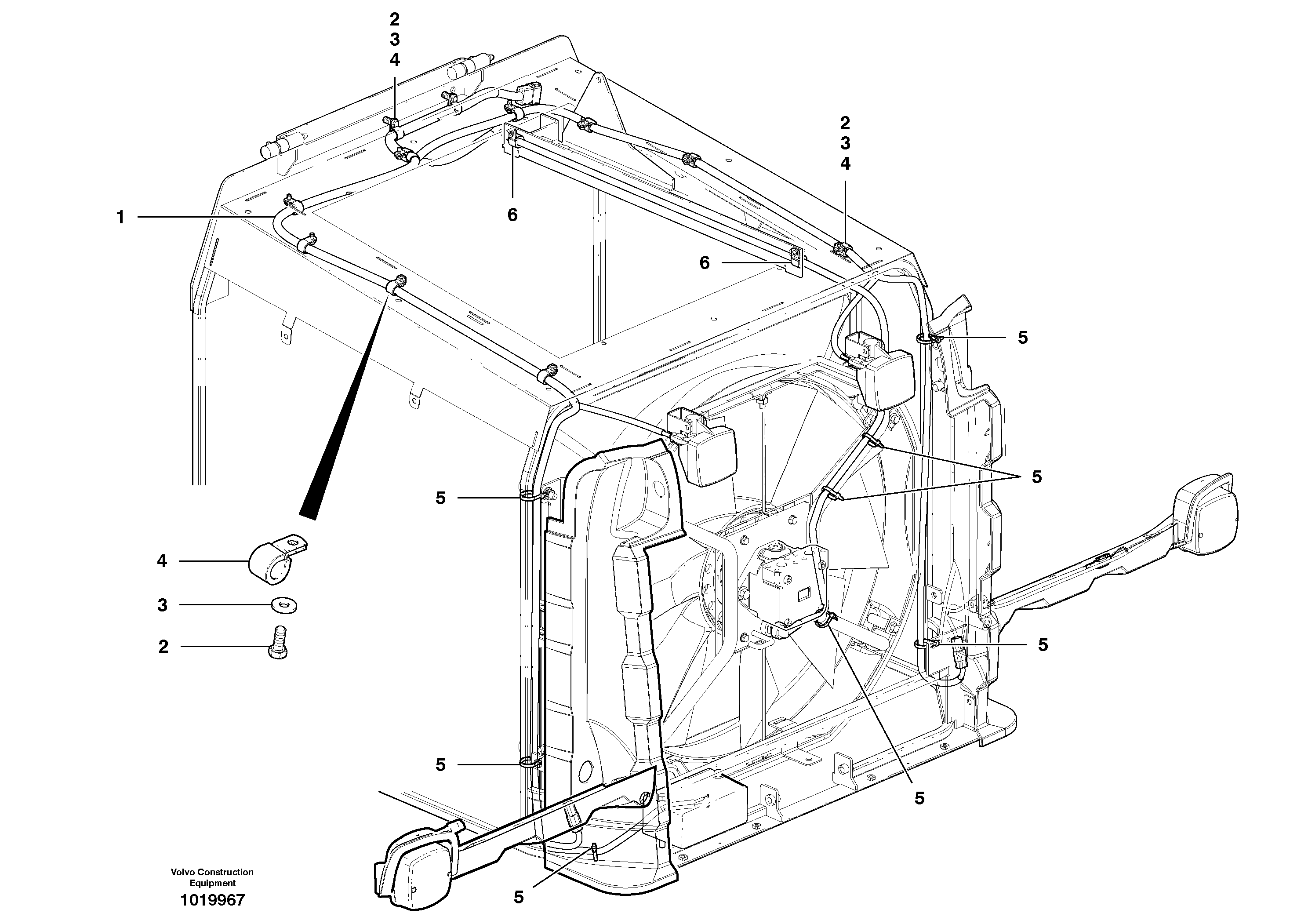 Support Leg VOE12747597 VOLVO