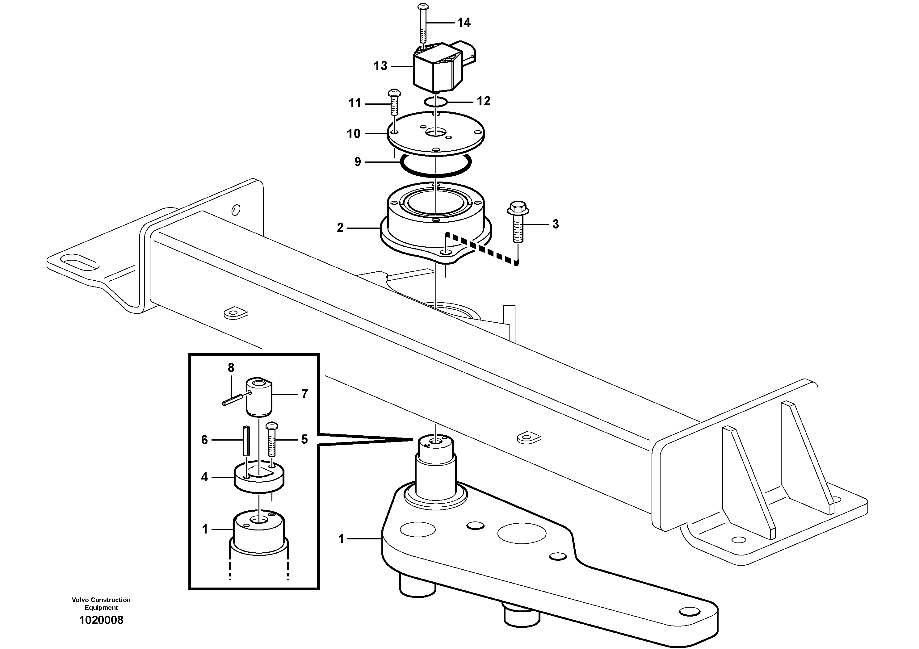 Engine heater VOE969520 VOLVO