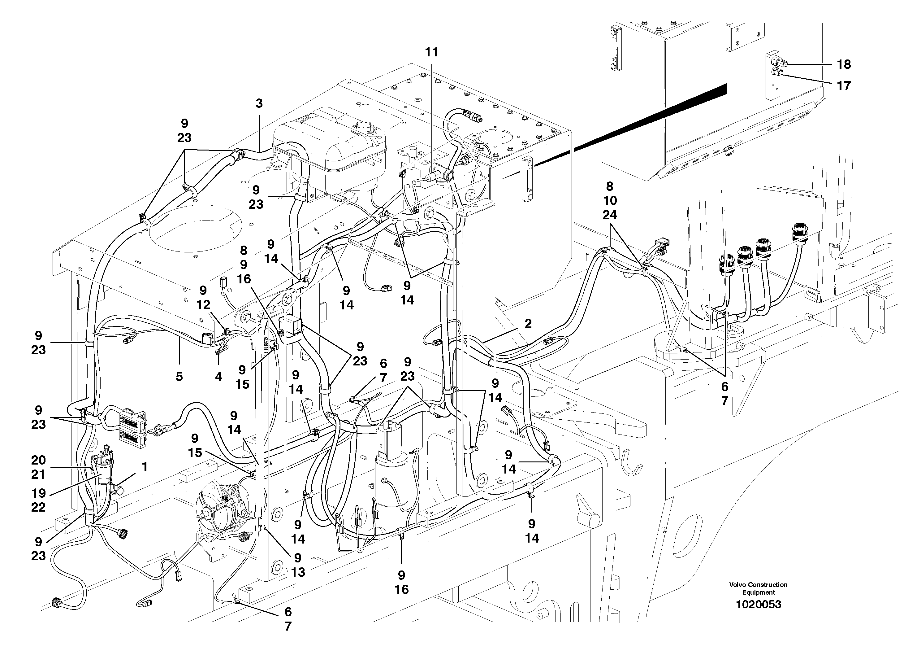 Support Leg VOE12746370 VOLVO