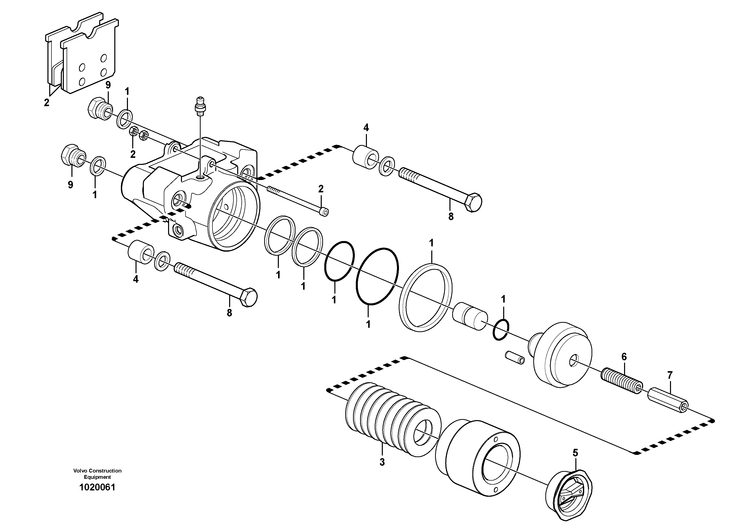 Nut VOE11714734 VOLVO