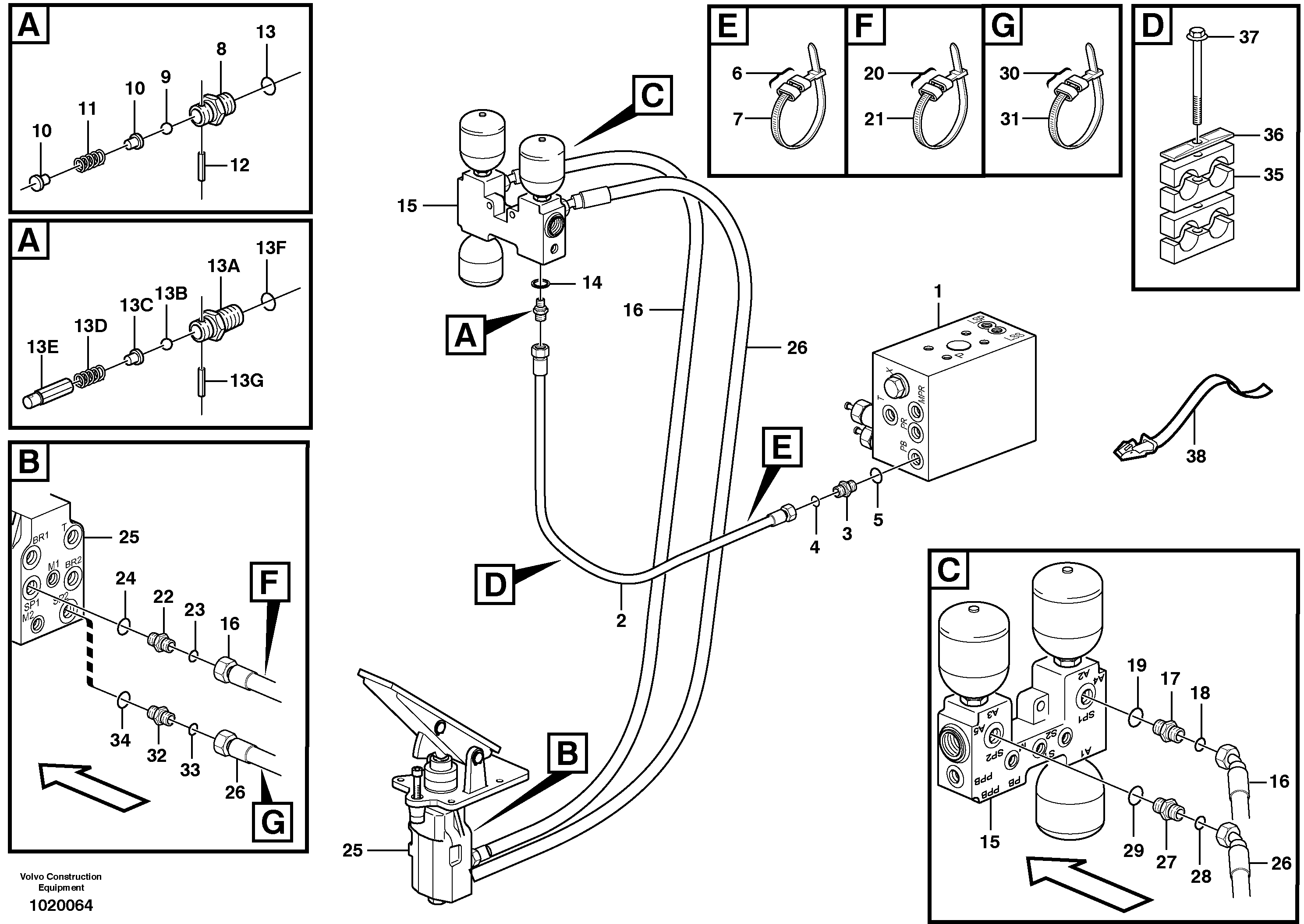 Bkt Positioner VOE11108697 VOLVO
