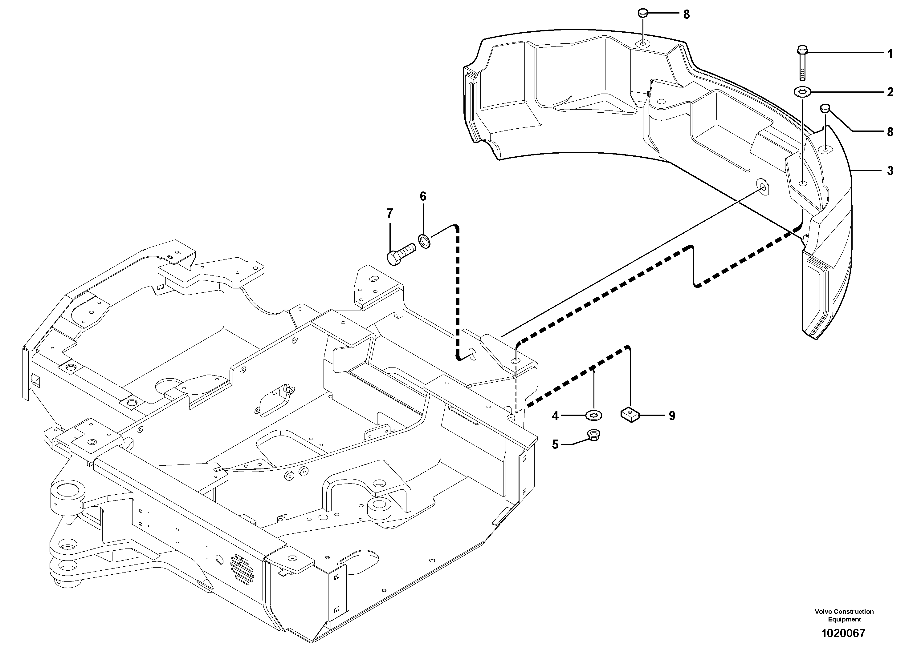 Safety belt VOE11806727 VOLVO