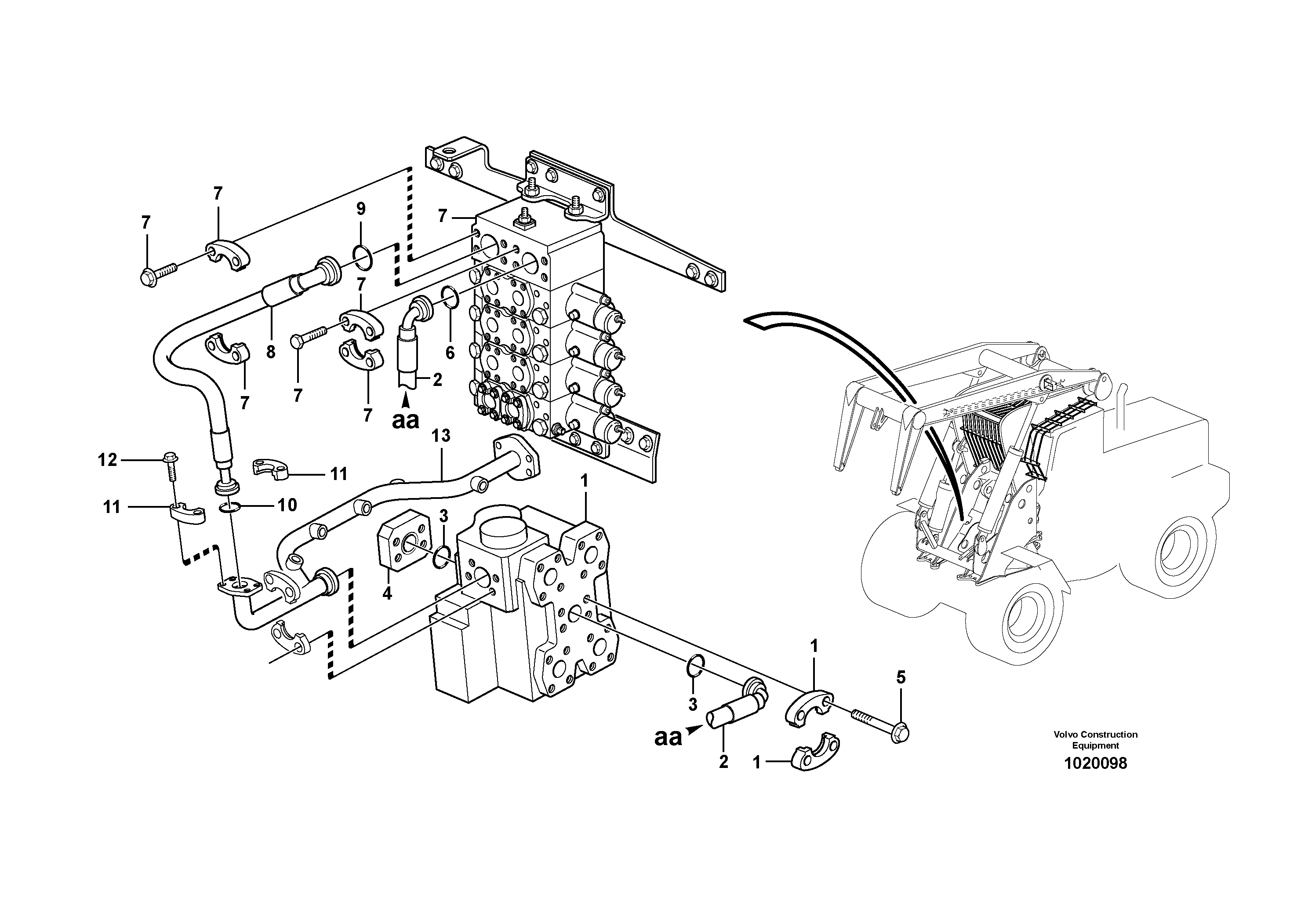 Timing gear casing VOE11410052 VOLVO
