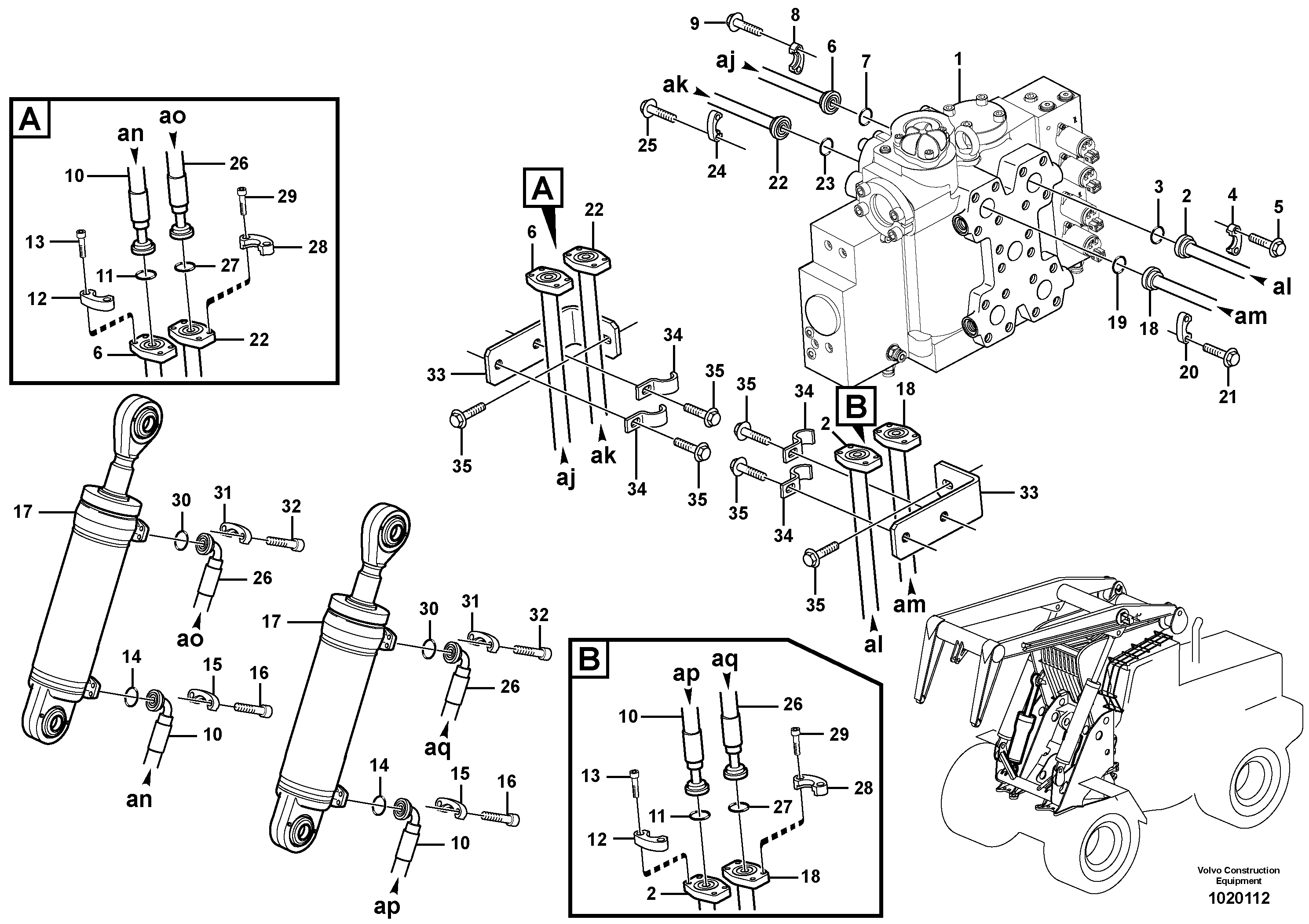 Timing gear casing VOE11180953 VOLVO