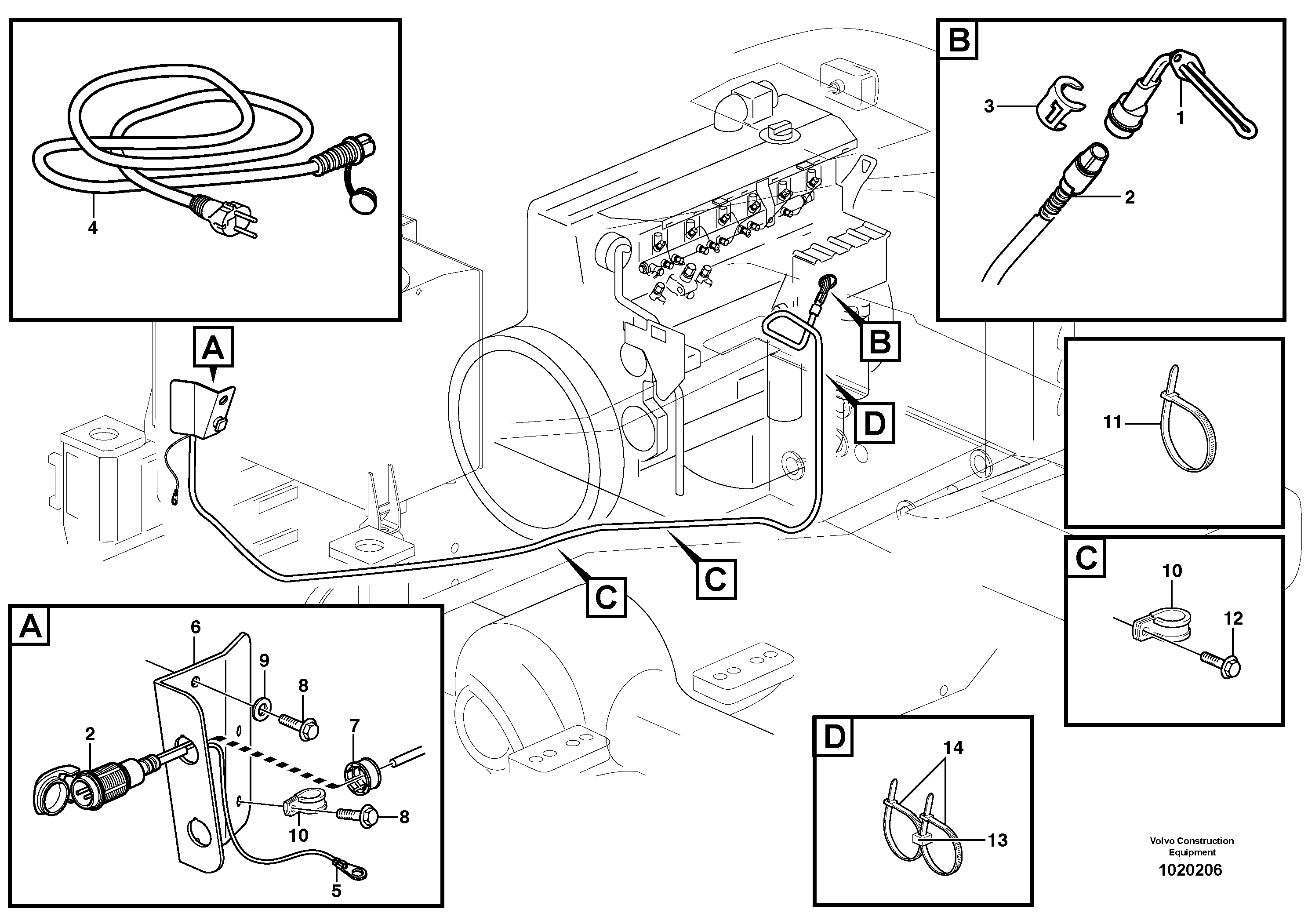 Sensor, position VOE11171534 VOLVO