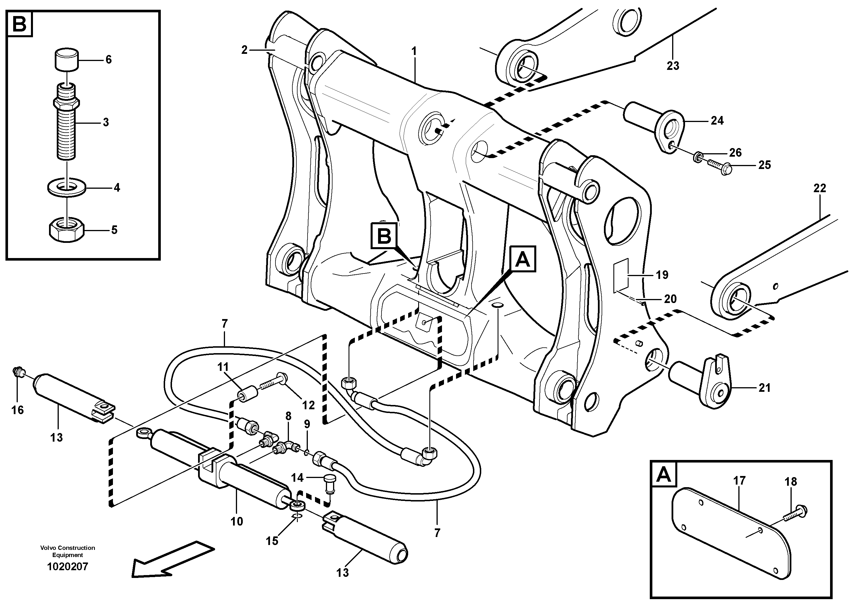 Swg Lk Cylinder VOE15157502 VOLVO
