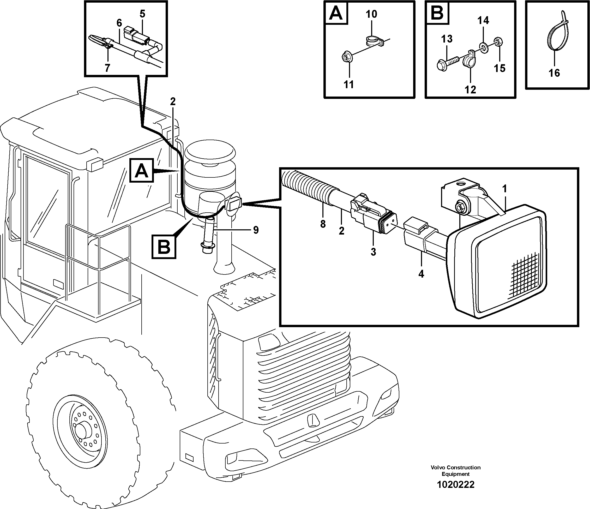 Support Section VOE874033 VOLVO