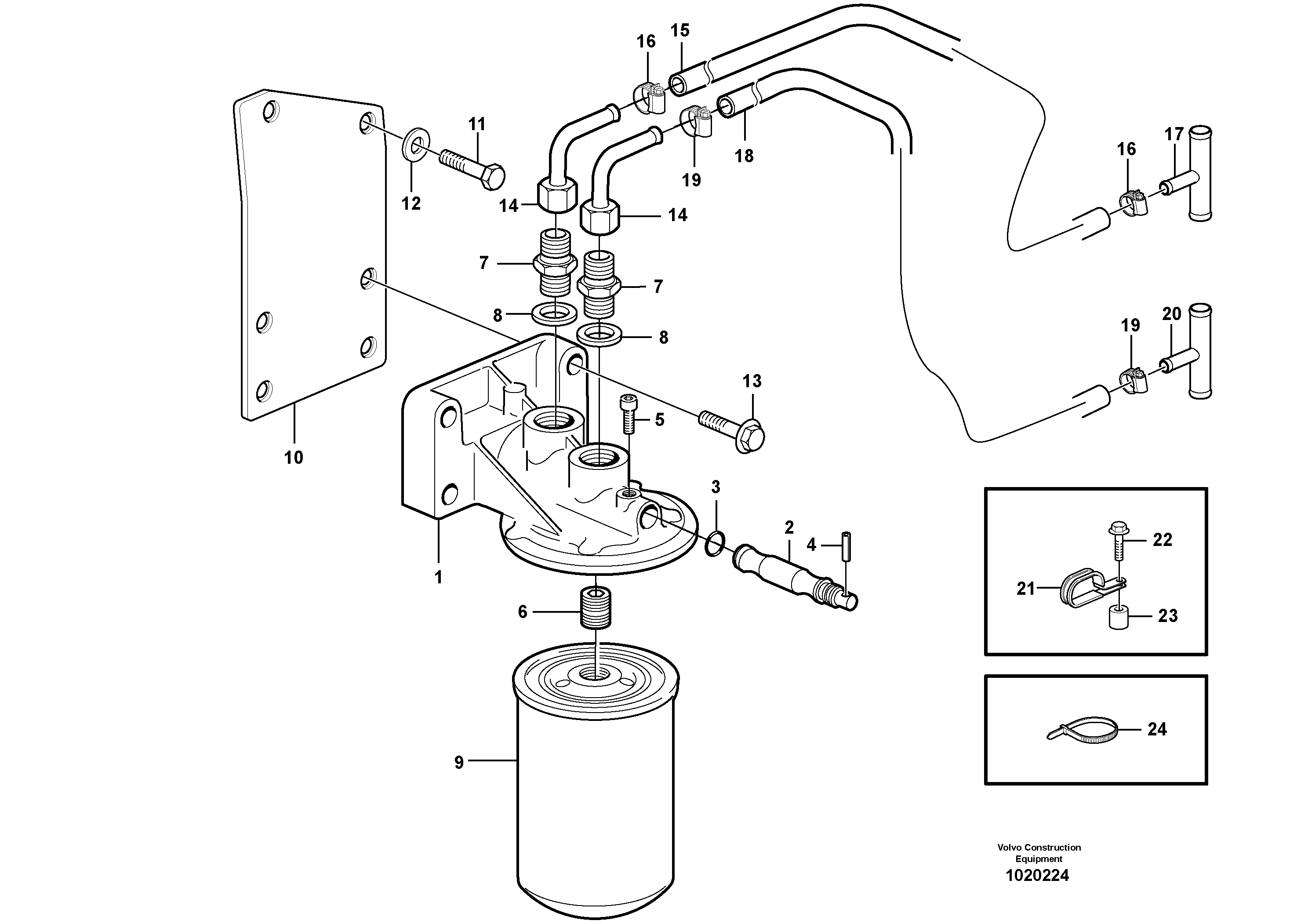 Bracket VOE11411269 VOLVO