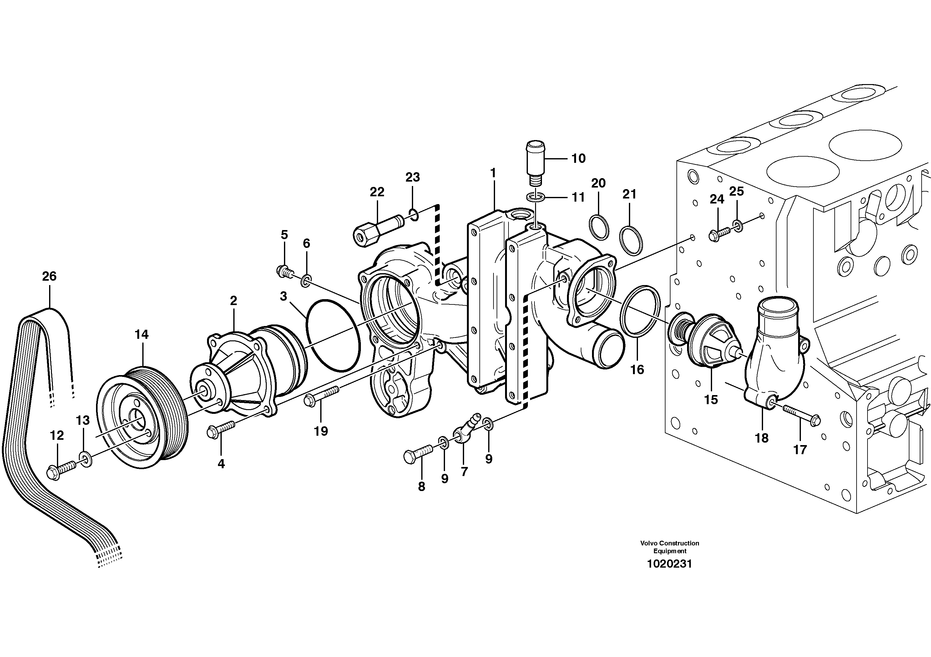 Snap Ring VOE20459949 VOLVO