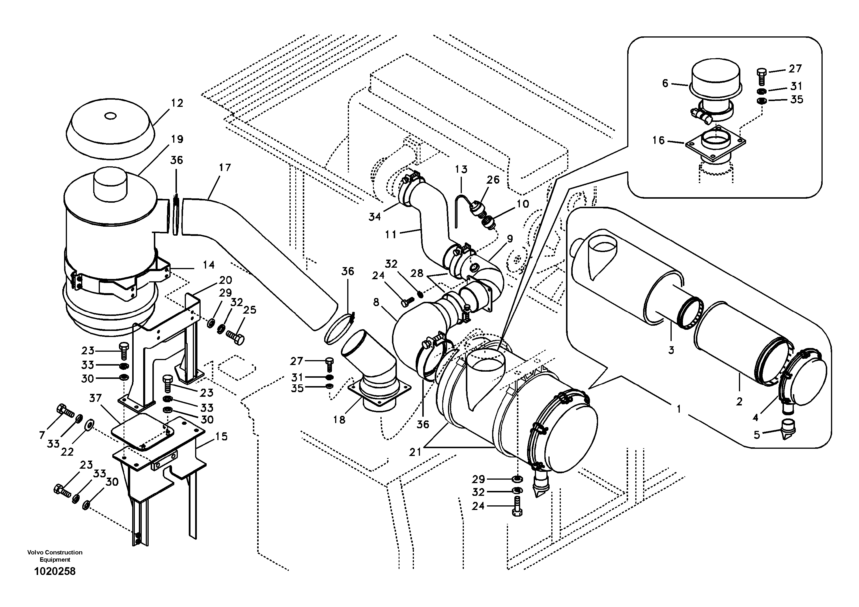 Fuel miser valve VOE14532128 VOLVO