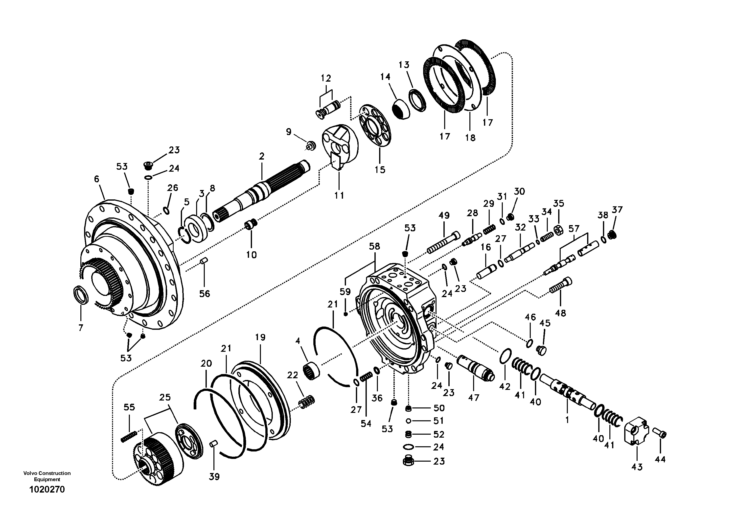 Piston pump SA8320-01810 VOLVO
