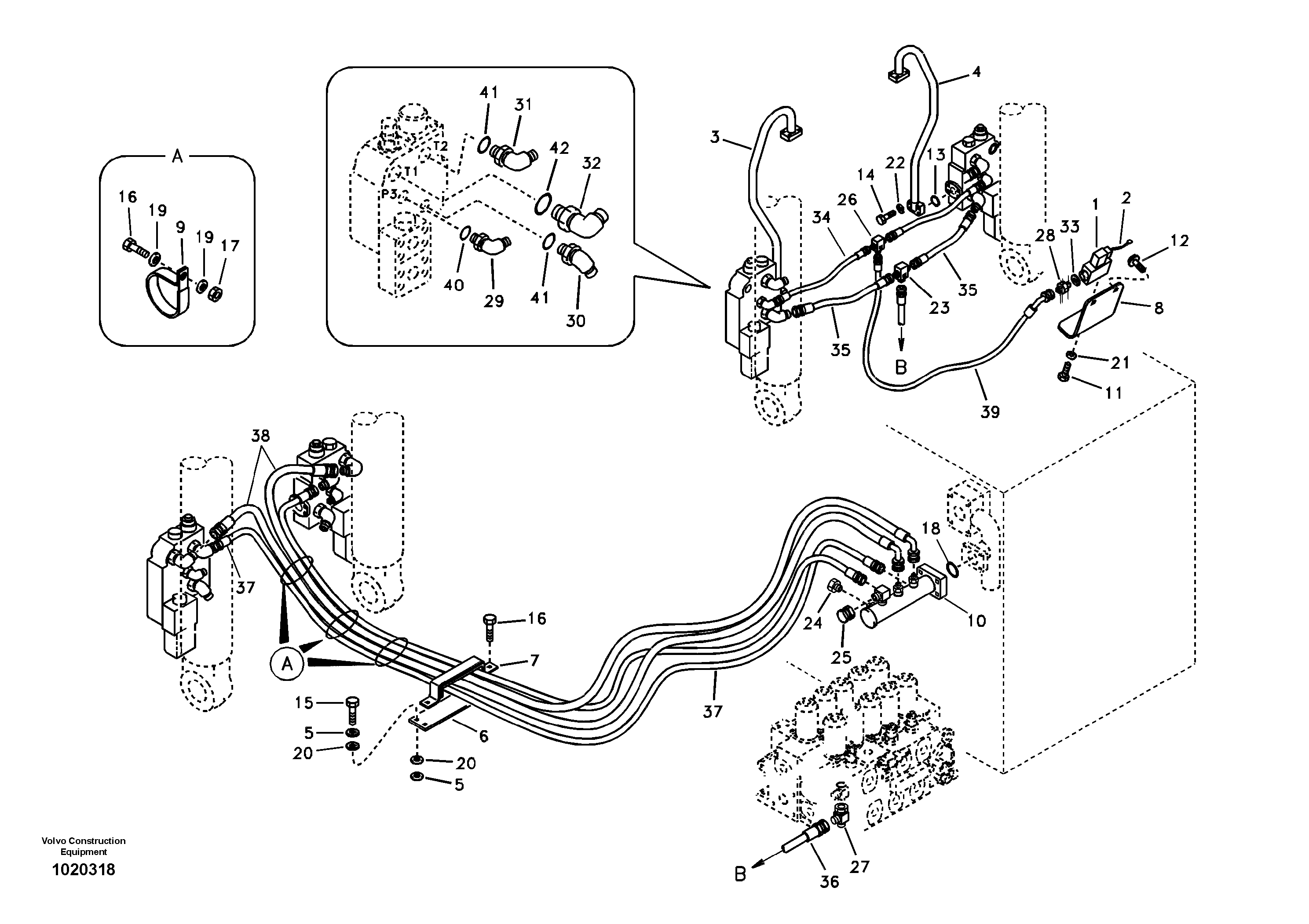 Mounting rail VOE991059 VOLVO