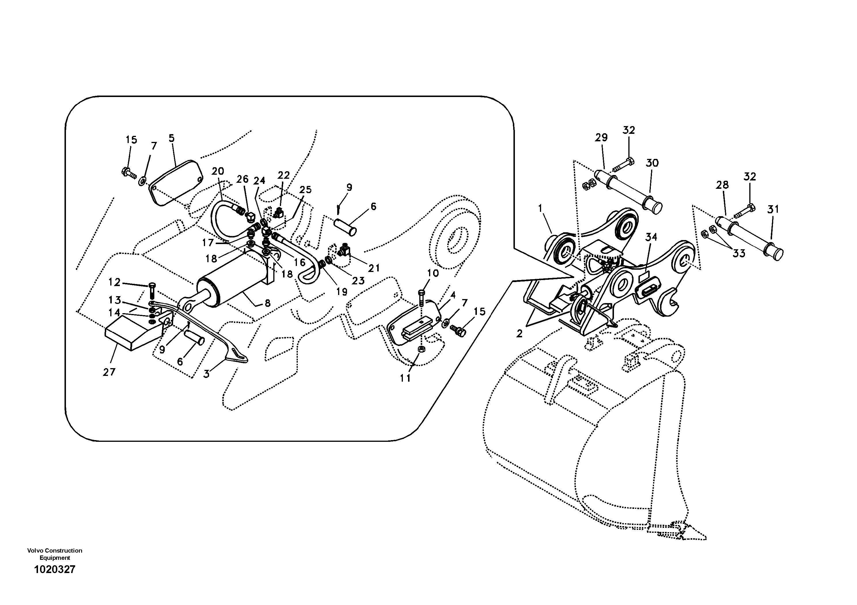 Box Turning Device VOE14533984 VOLVO