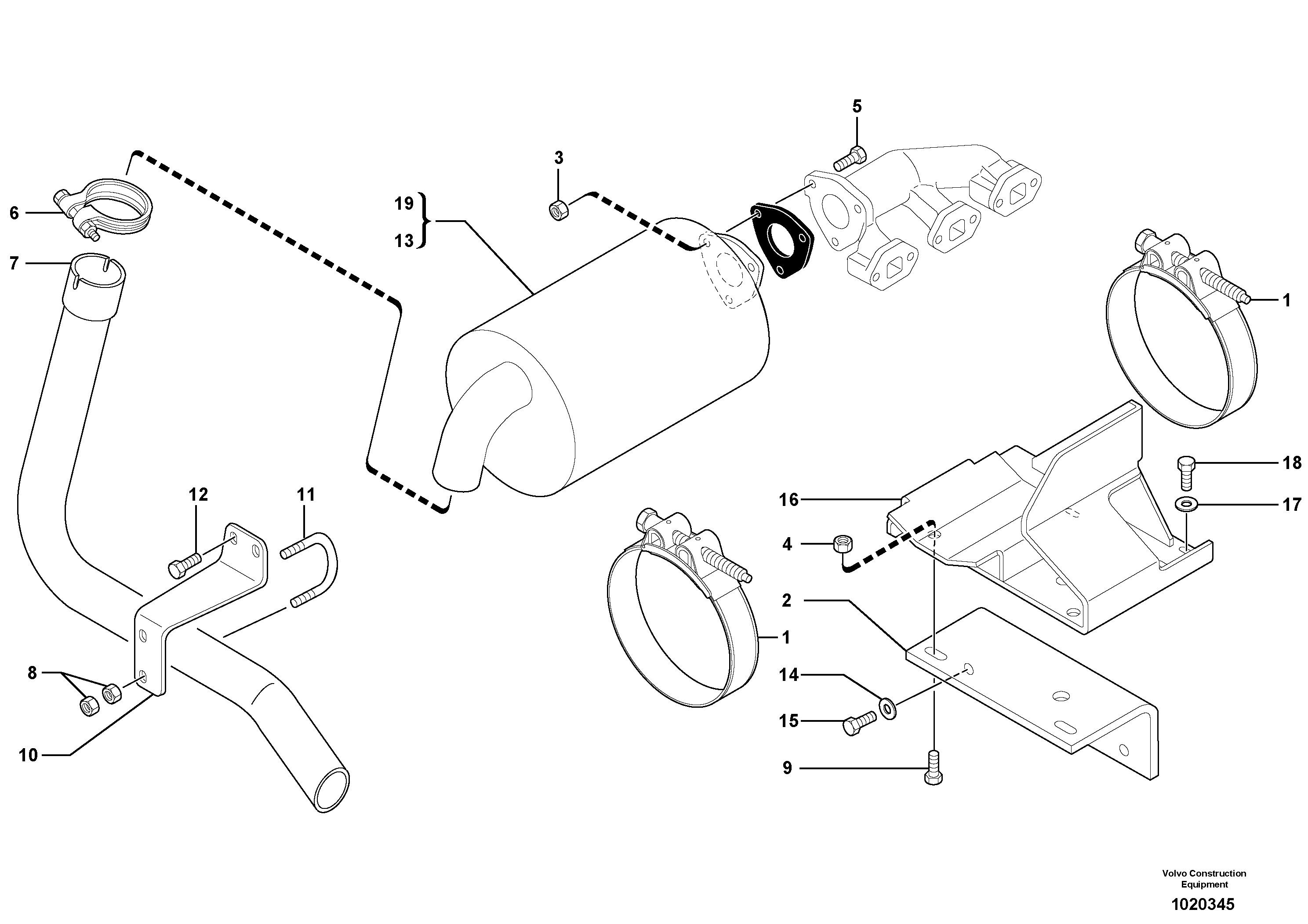 Upper Wiper VOE11805369 VOLVO