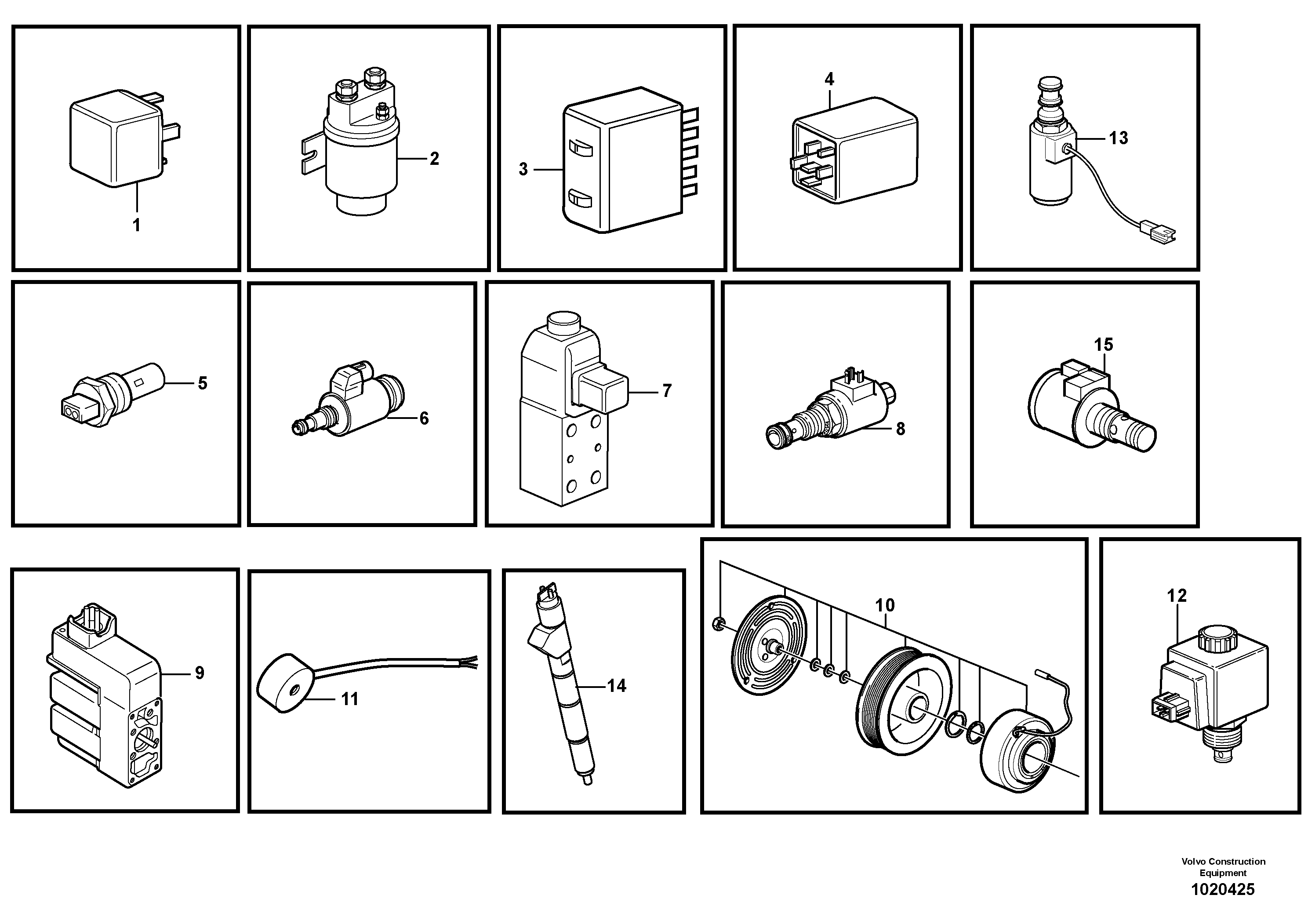 Solenoid valve VOE20795296 VOLVO