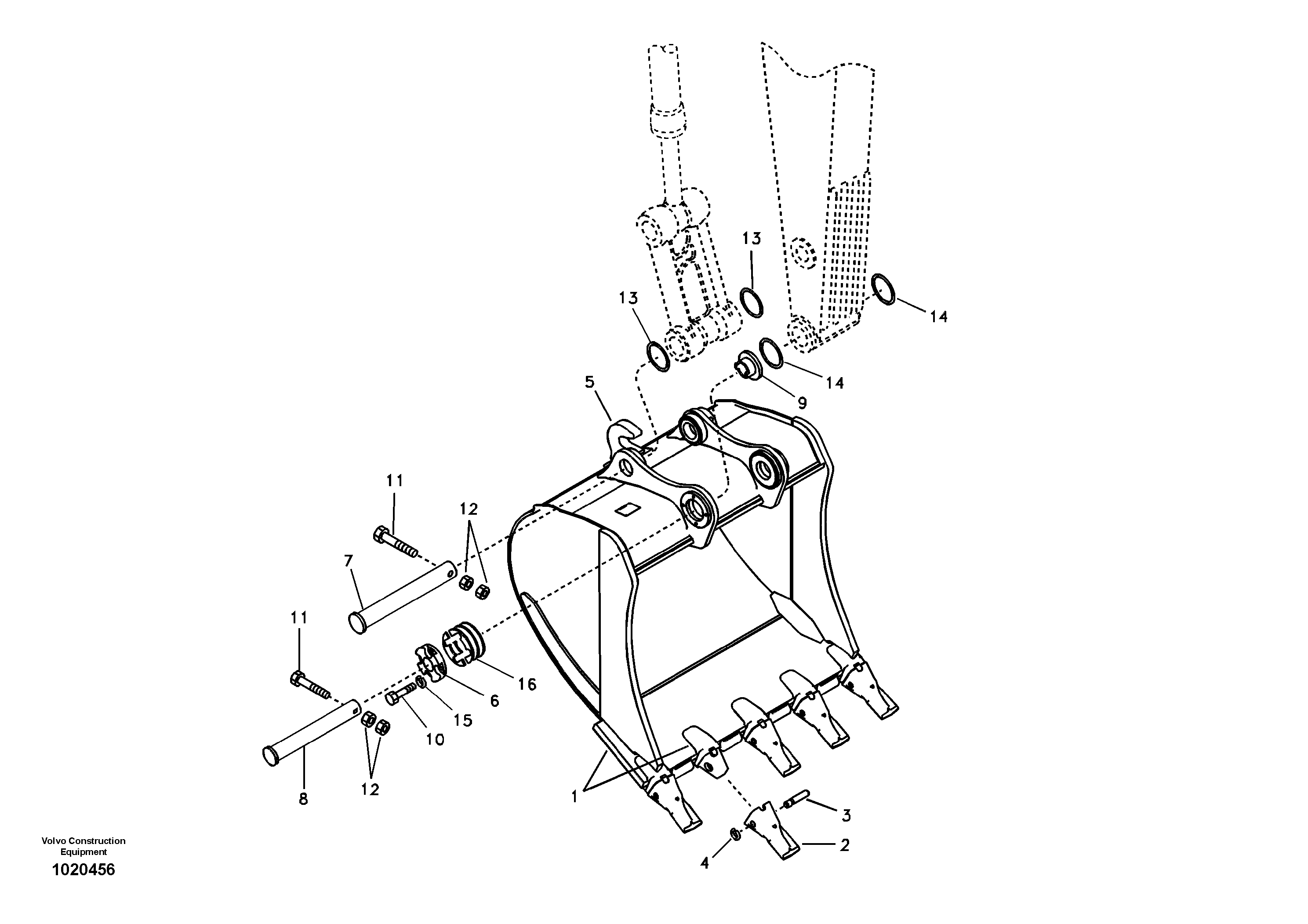 Cutting edge VOE14548758 VOLVO