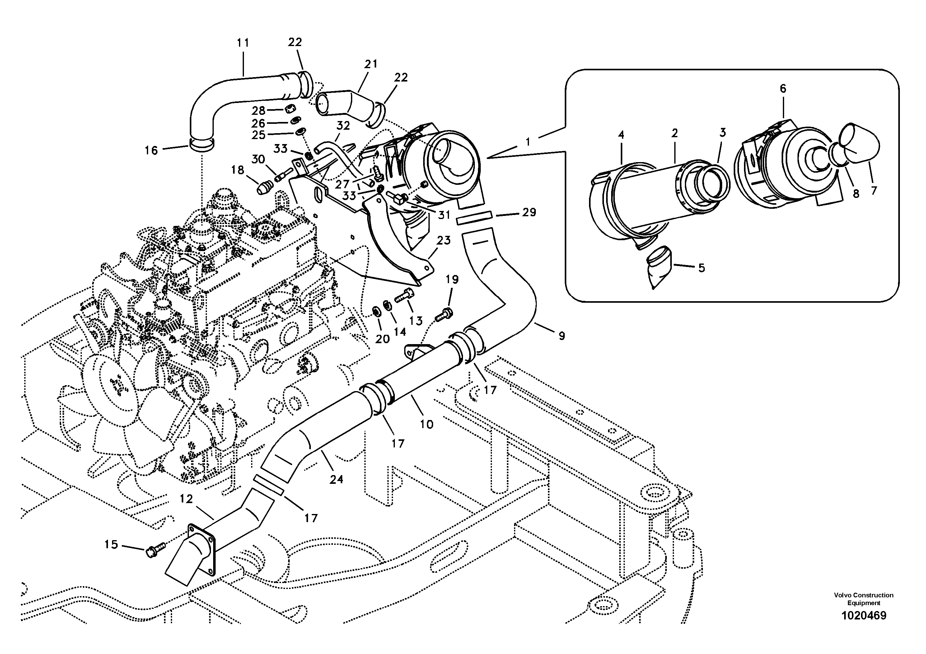 Bracket VOE14528512 VOLVO