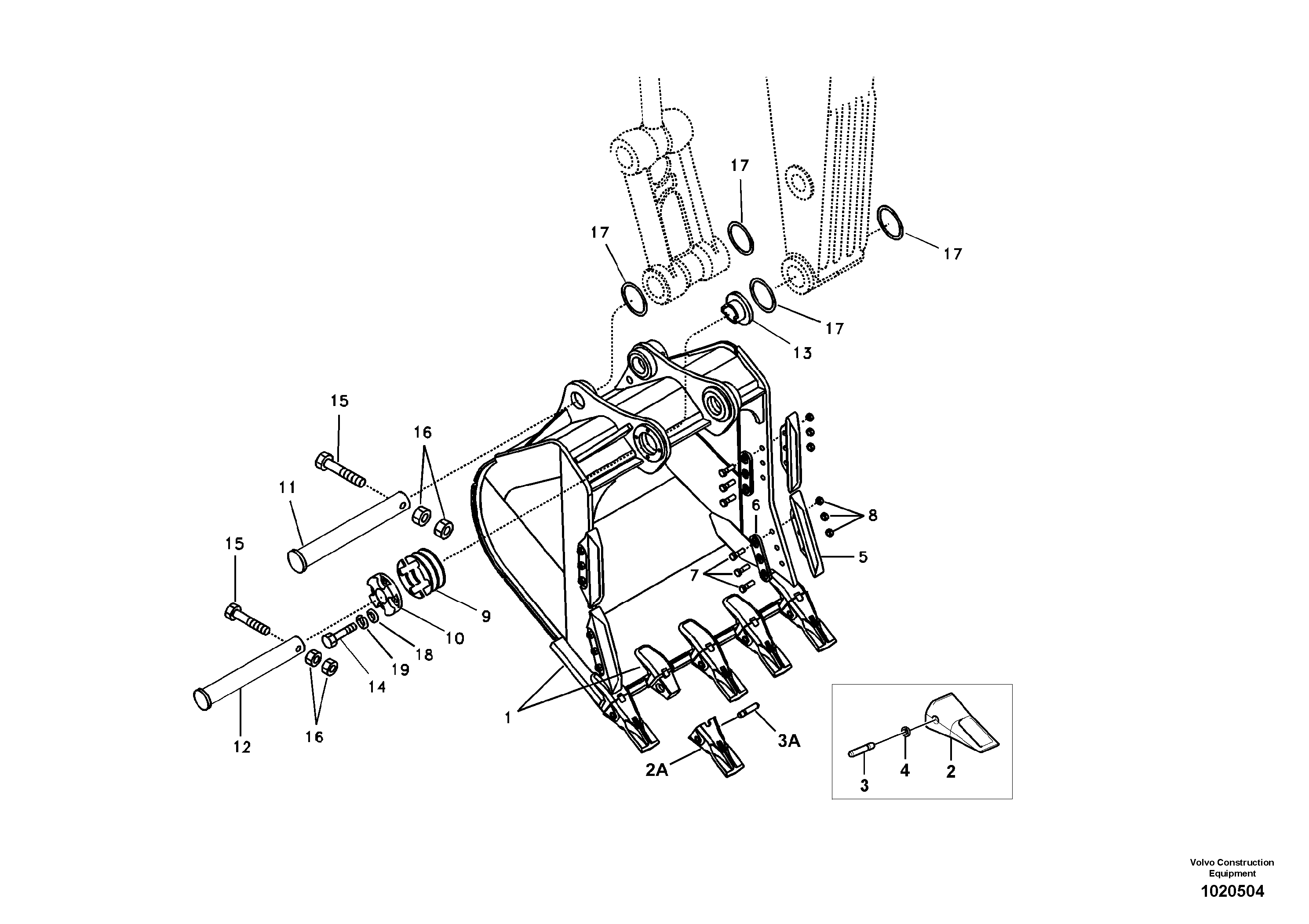 Cutting edge VOE14538015 VOLVO