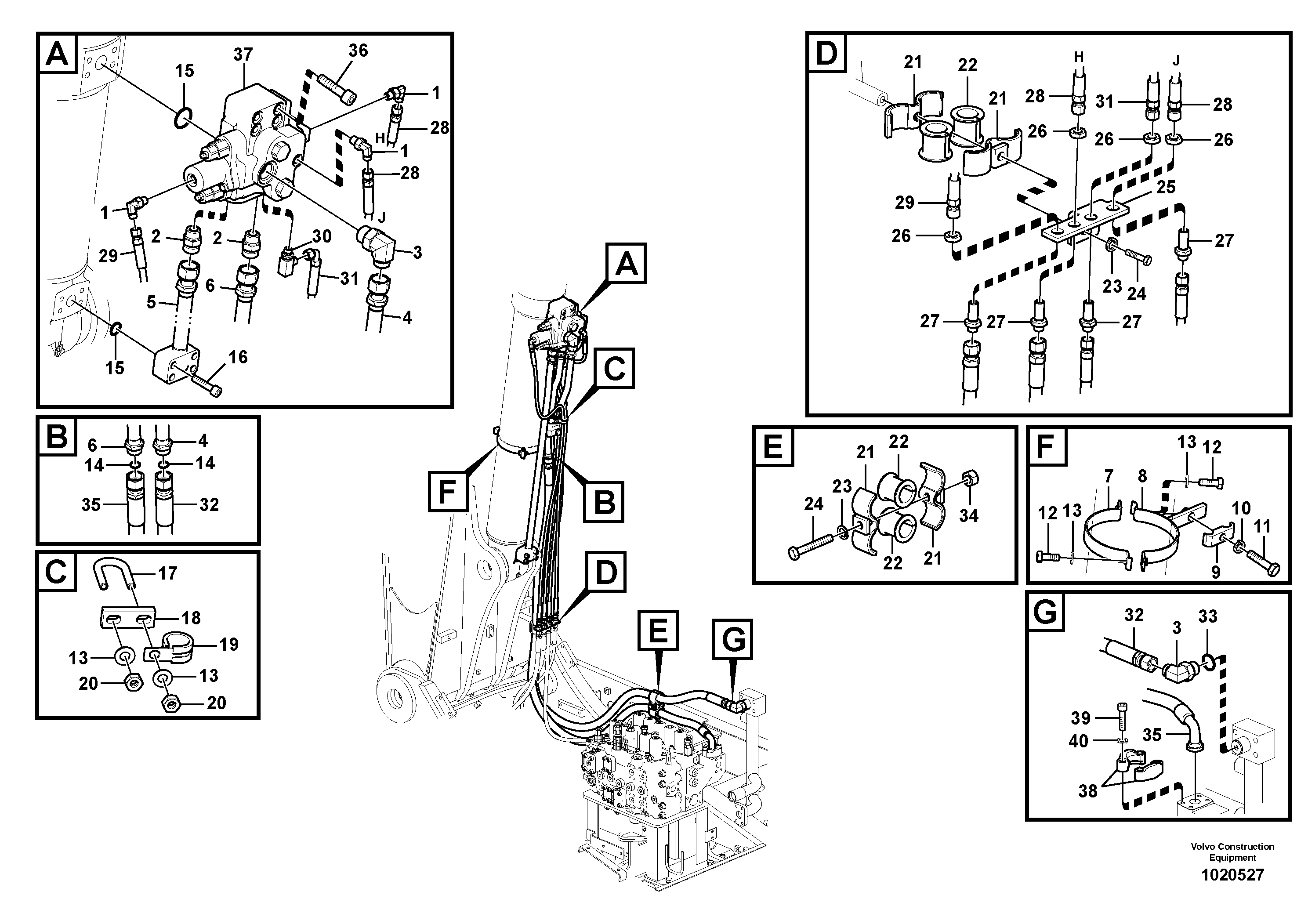 Timing gear casing VOE937495 VOLVO