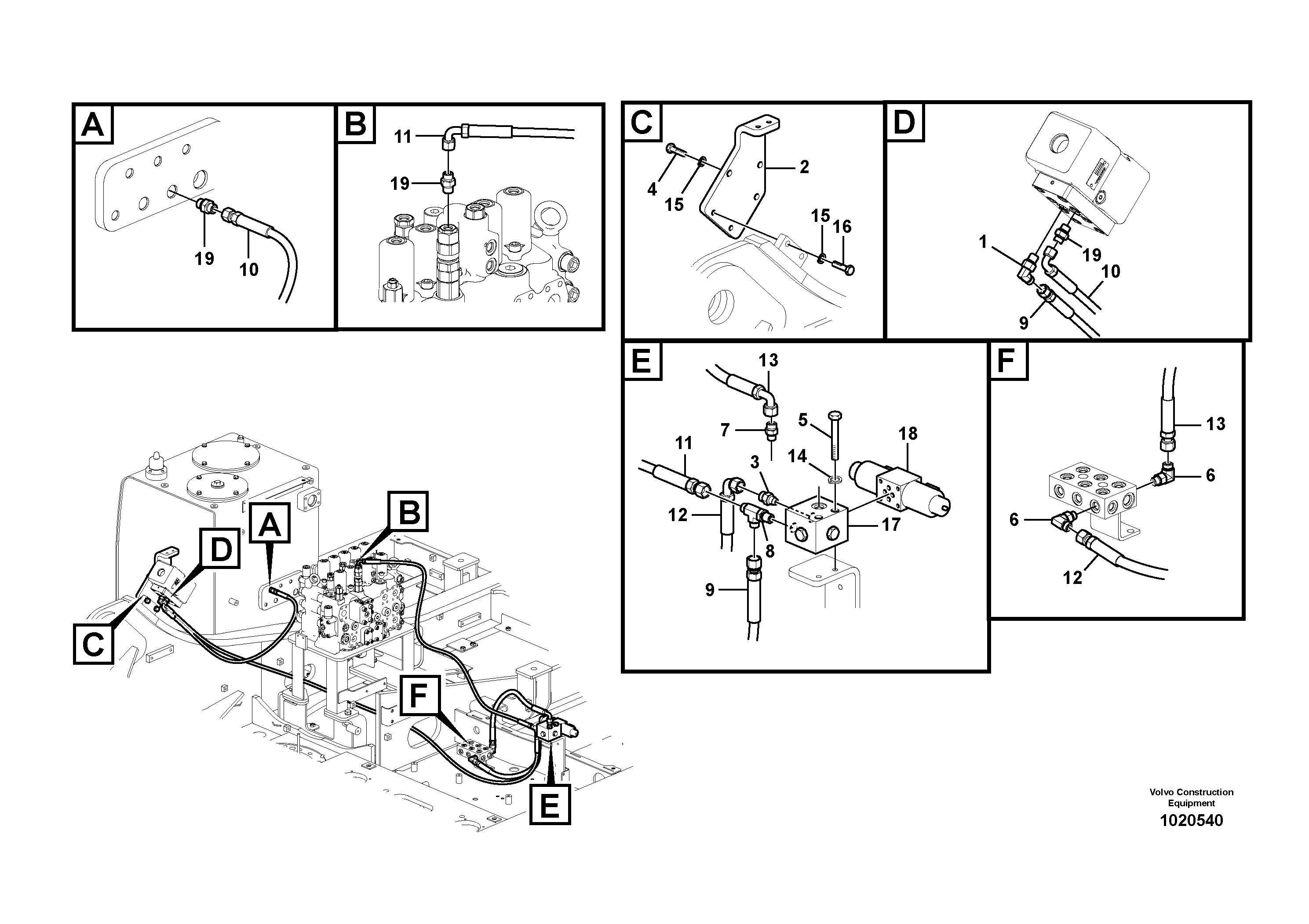 Valve Assembly, Stop VOE937540 VOLVO