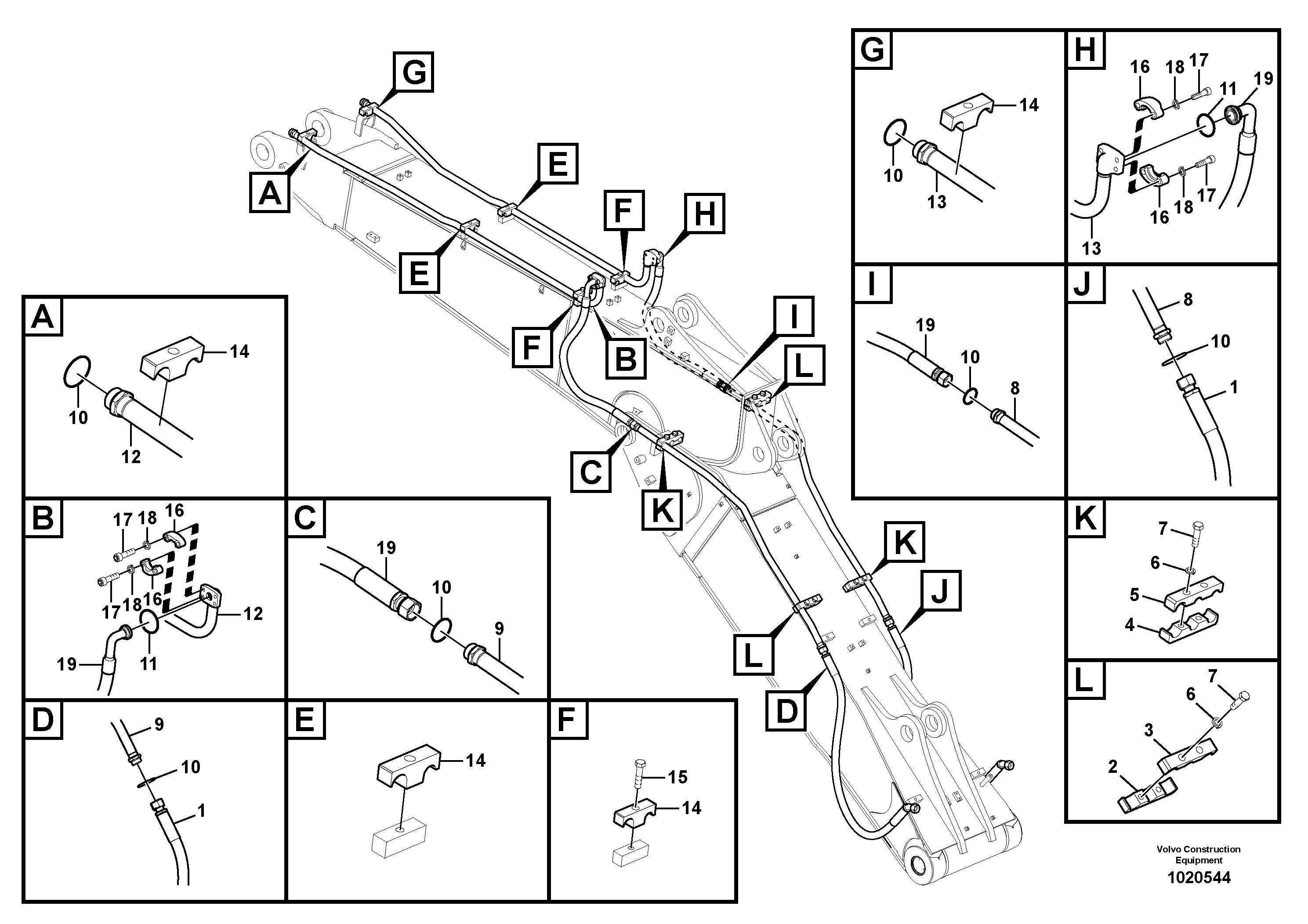 Pipe VOE14534095 VOLVO