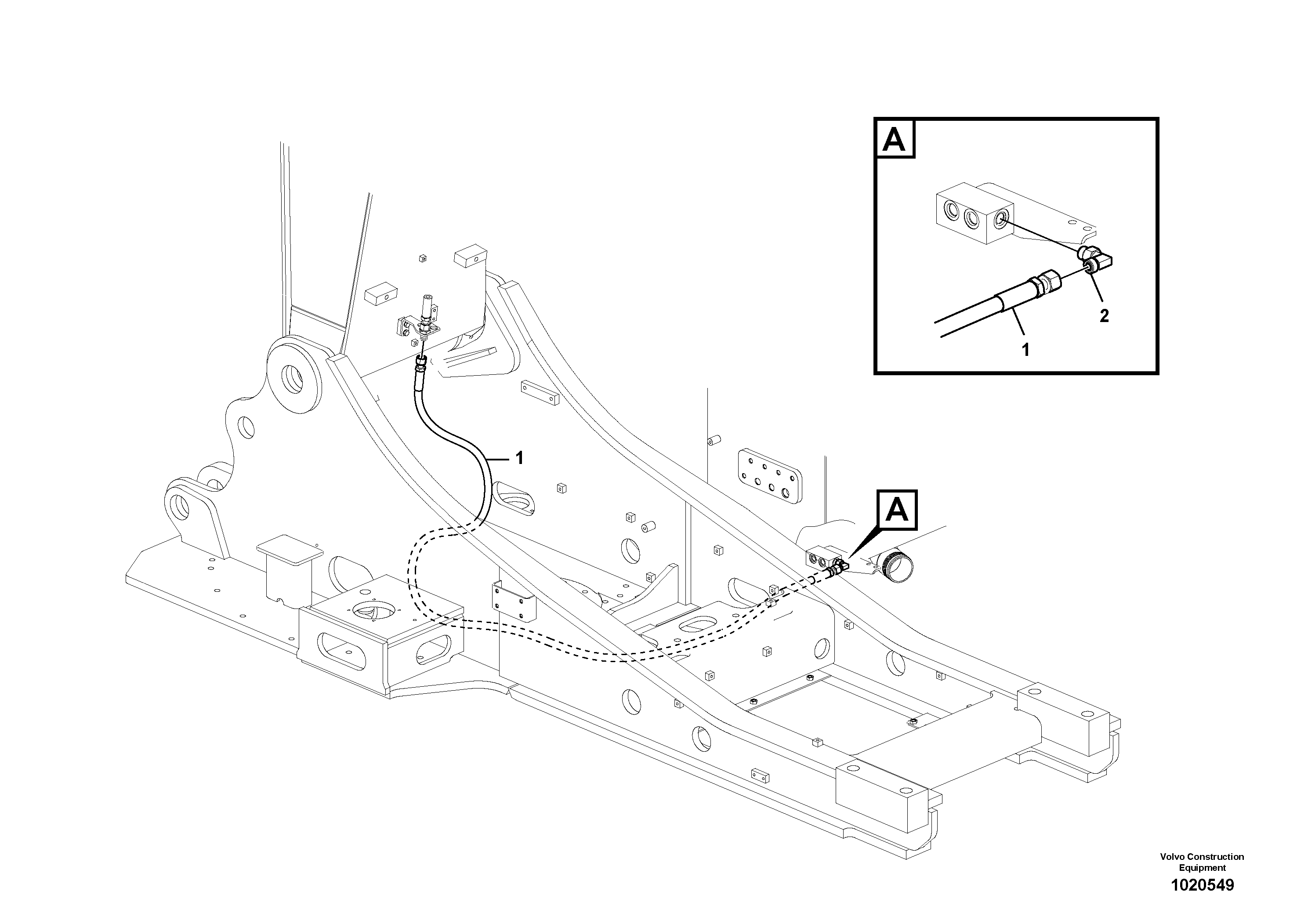 Timing gear casing VOE936730 VOLVO