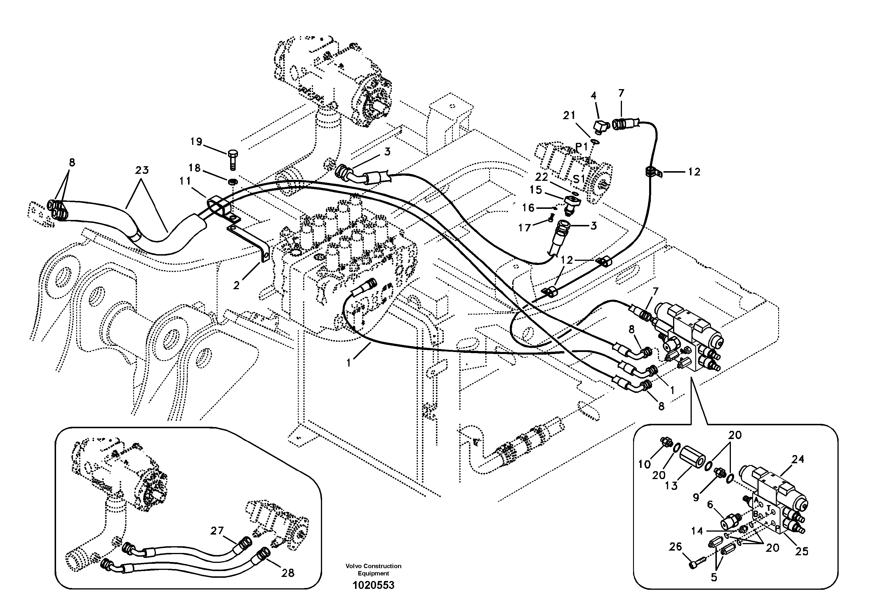 Timing gear casing SA9451-04458 VOLVO
