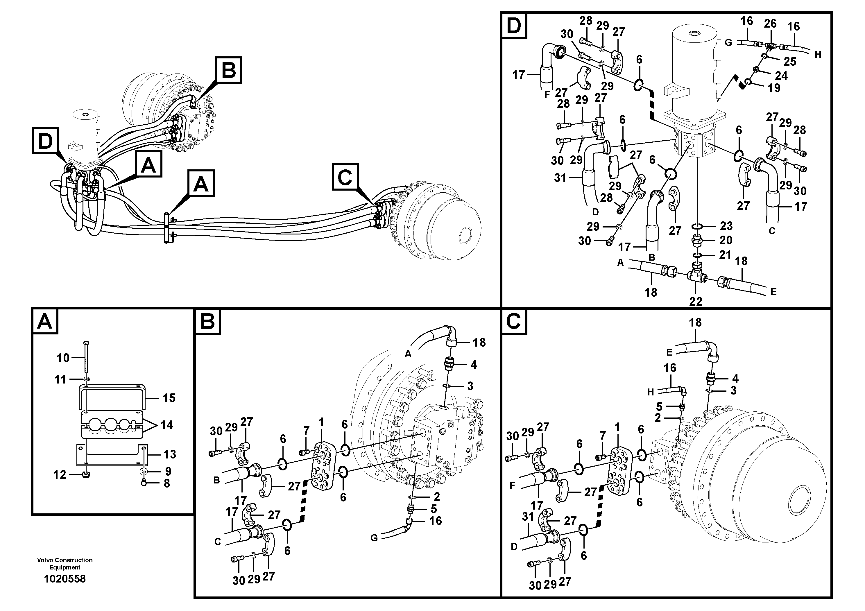 Timing gear casing VOE937374 VOLVO