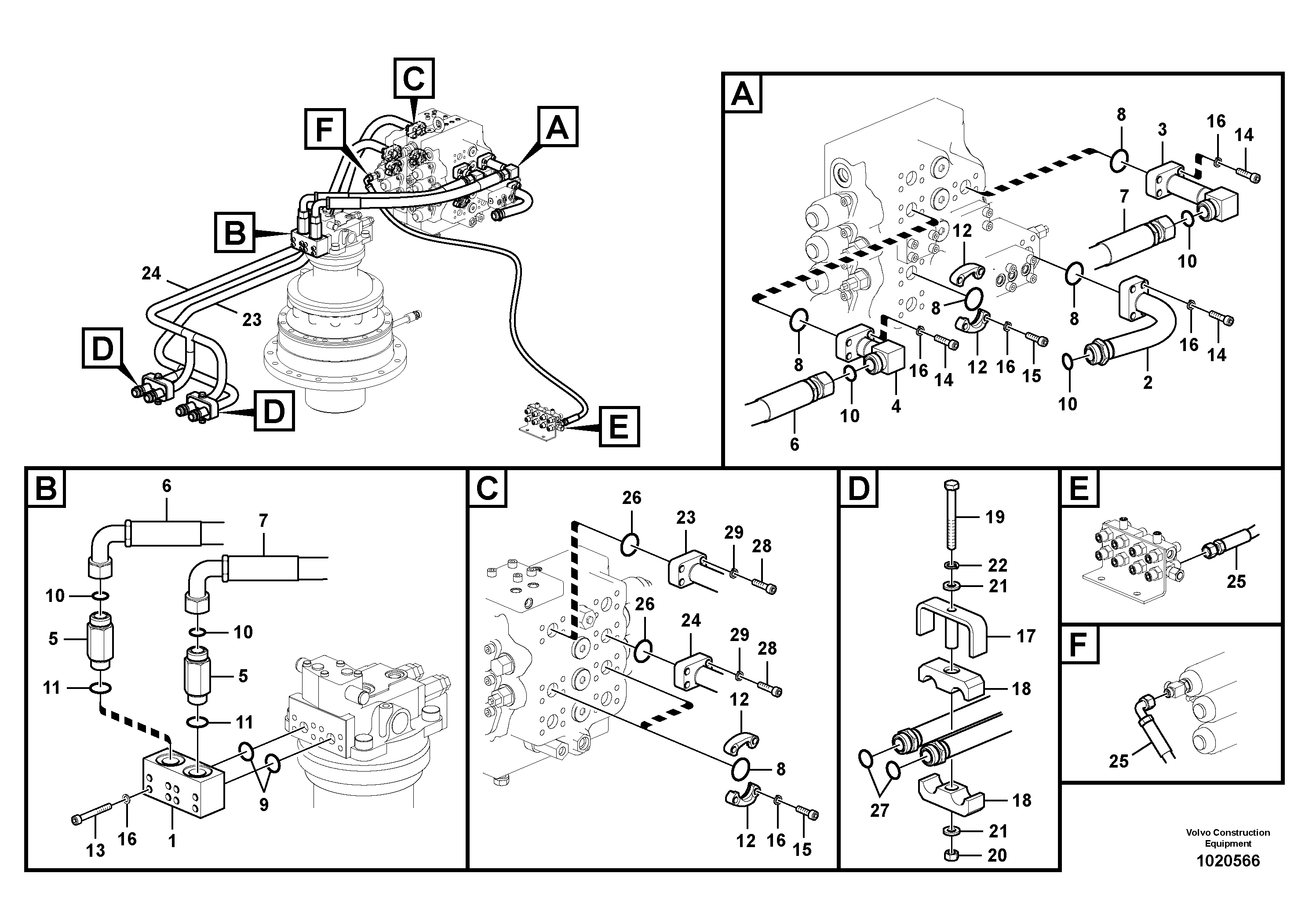Timing gear casing VOE937014 VOLVO