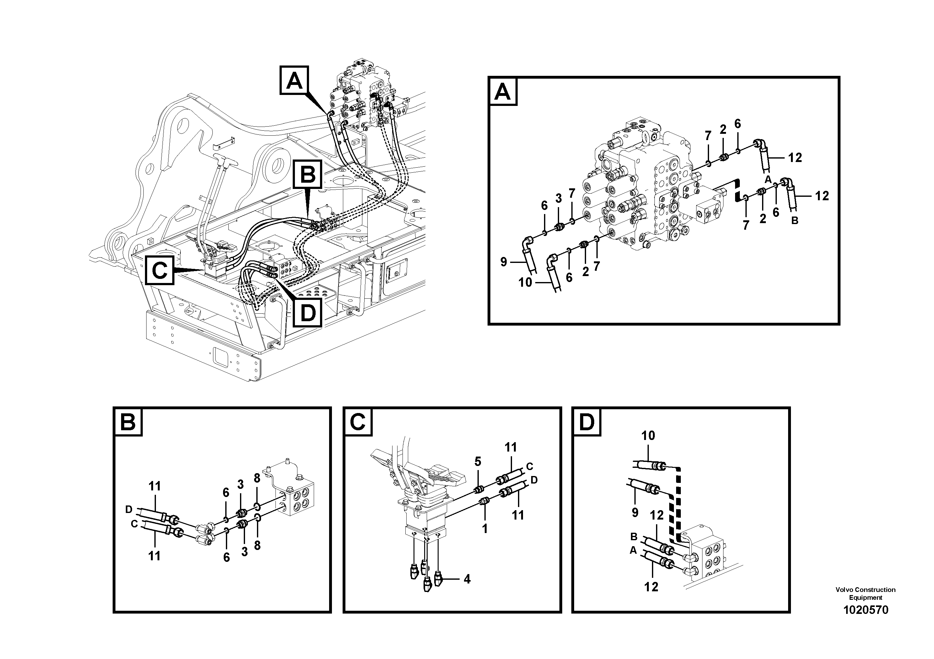 Timing gear casing VOE936809 VOLVO