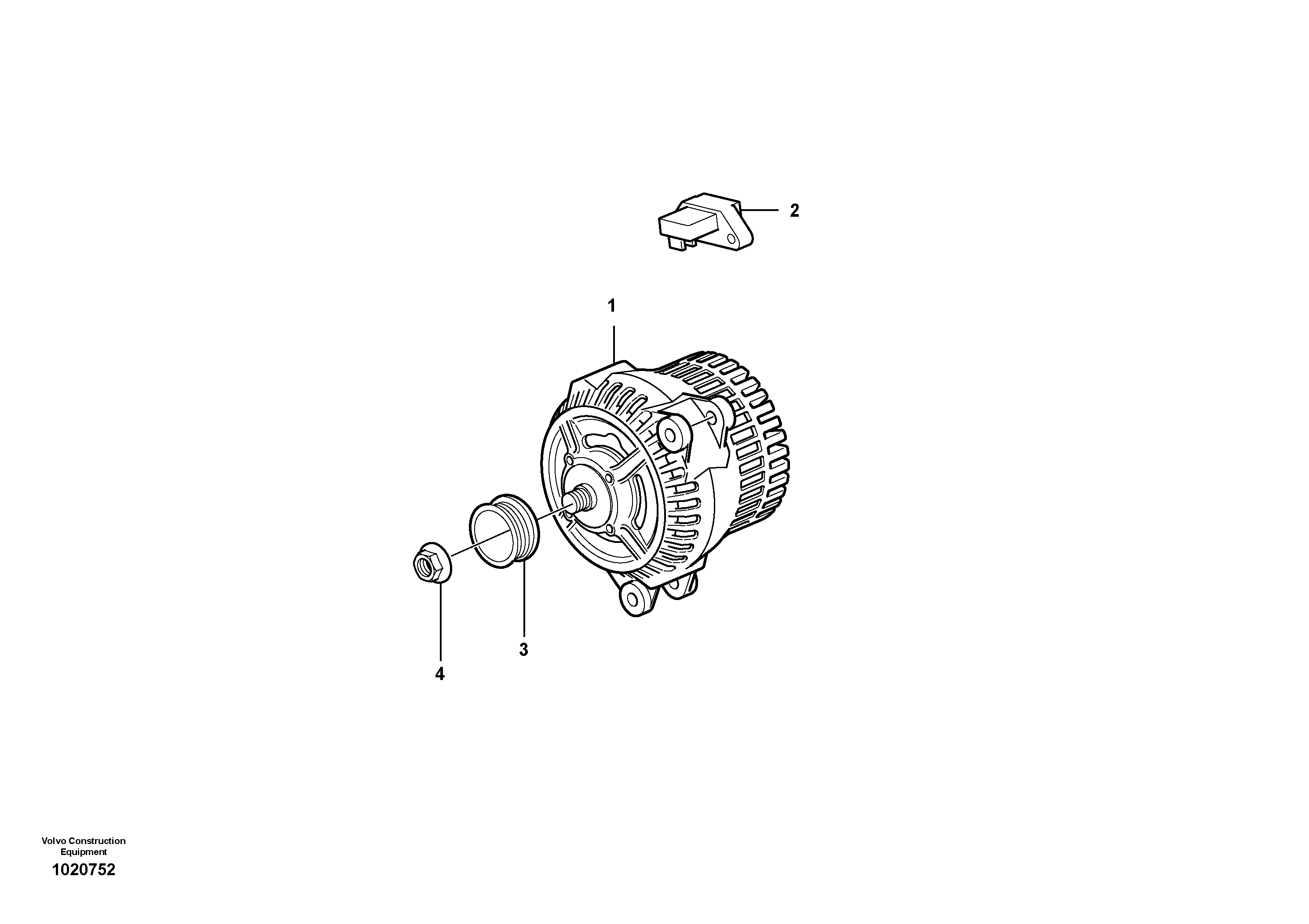 Pulley VOE11716772 VOLVO