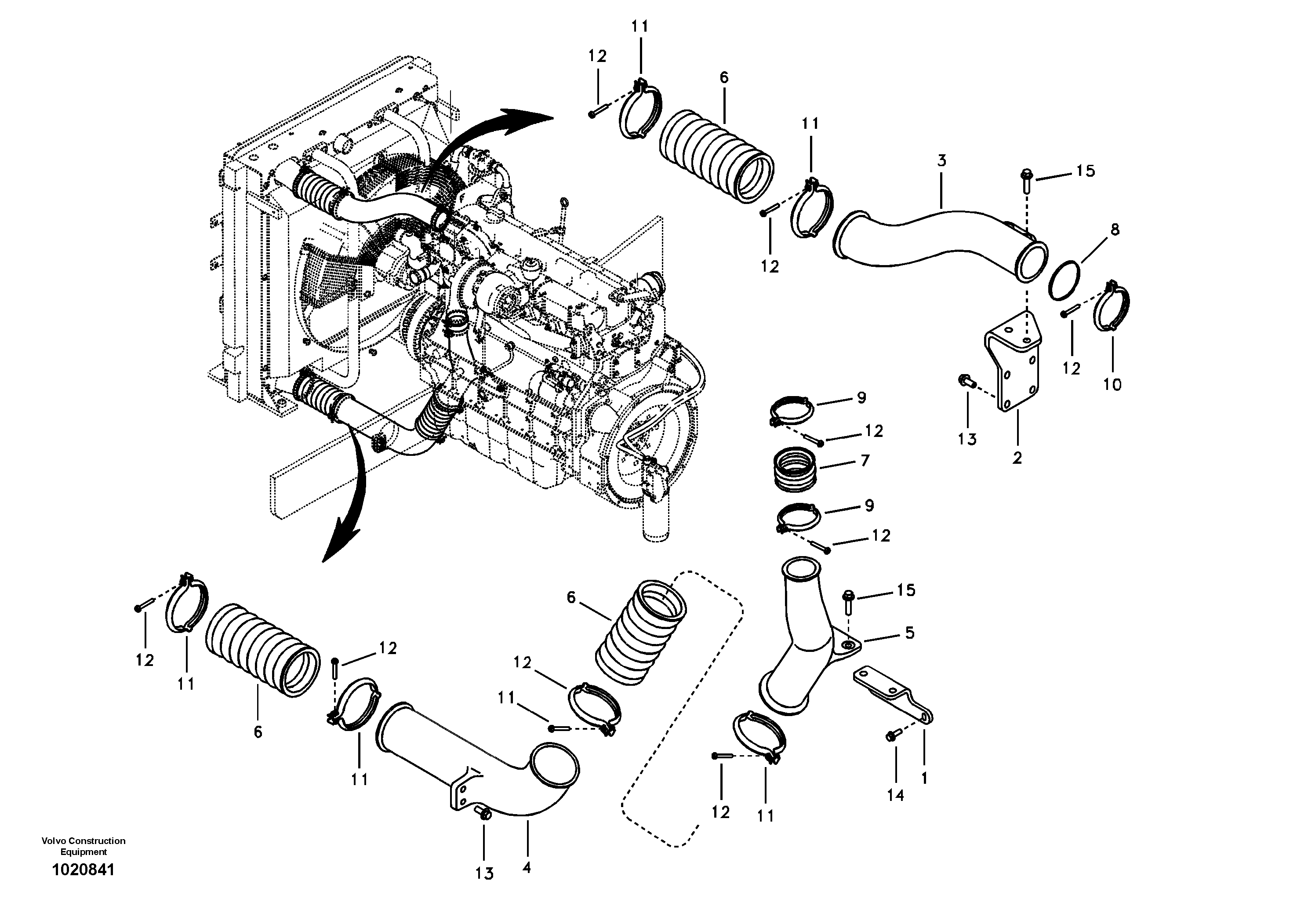 Seat frame VOE14536944 VOLVO