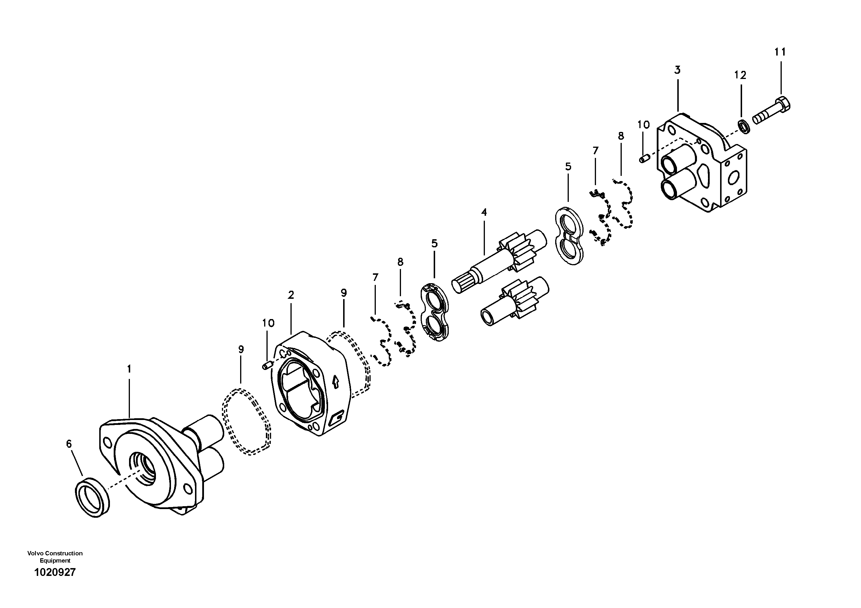 Скользящий зуб VOE14540749 VOLVO