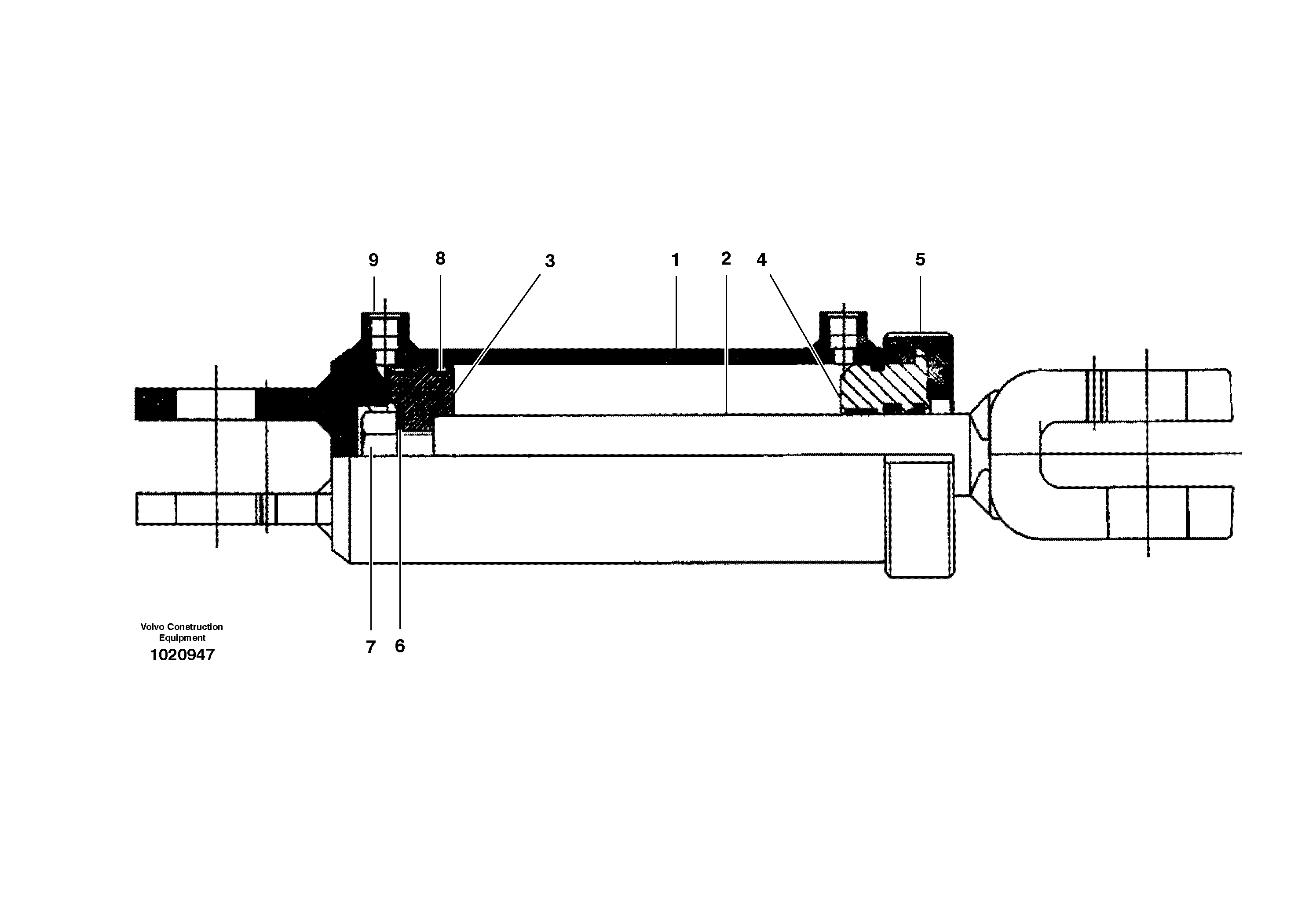 Rubber Clamp CH59671 VOLVO
