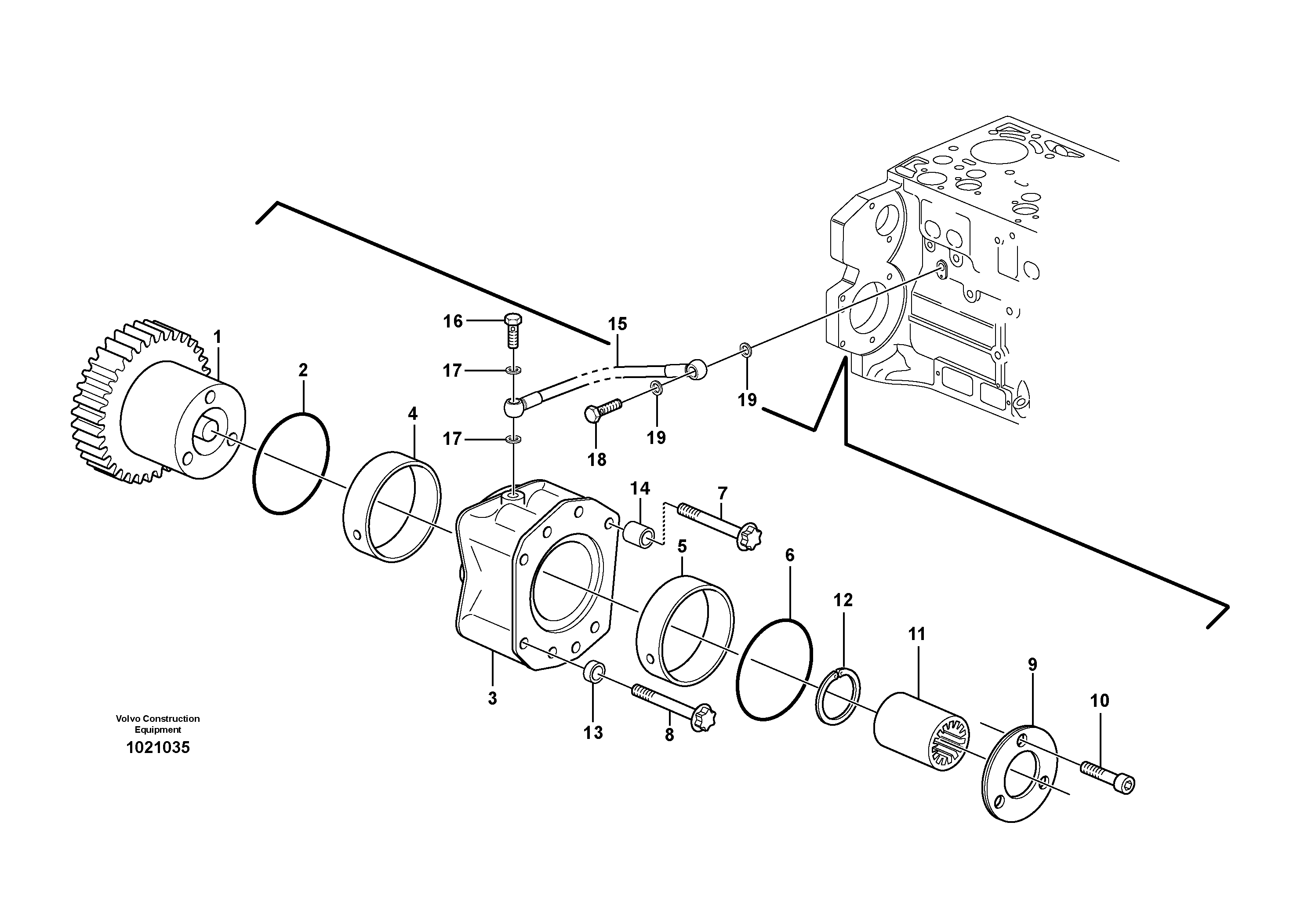 Gear VOE20460519 VOLVO
