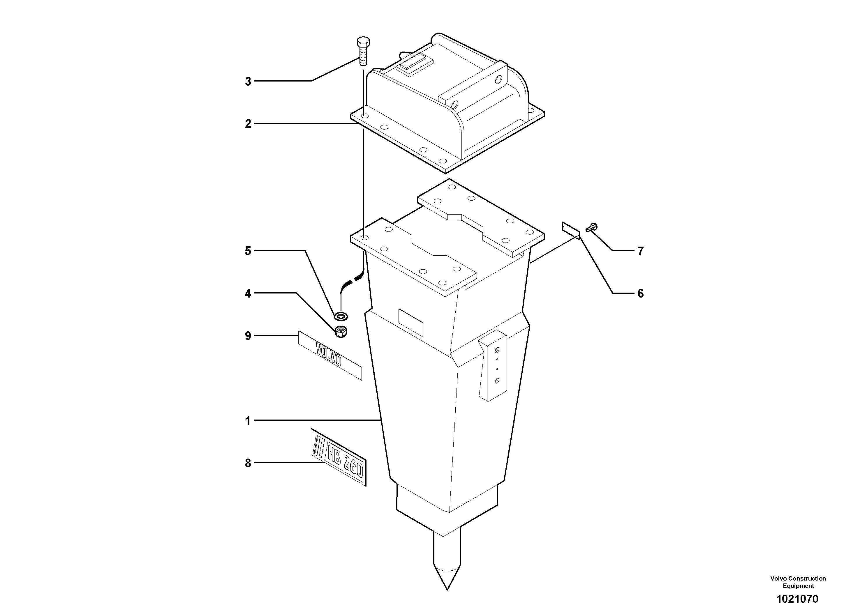 Upper Wiper VOE11806711 VOLVO