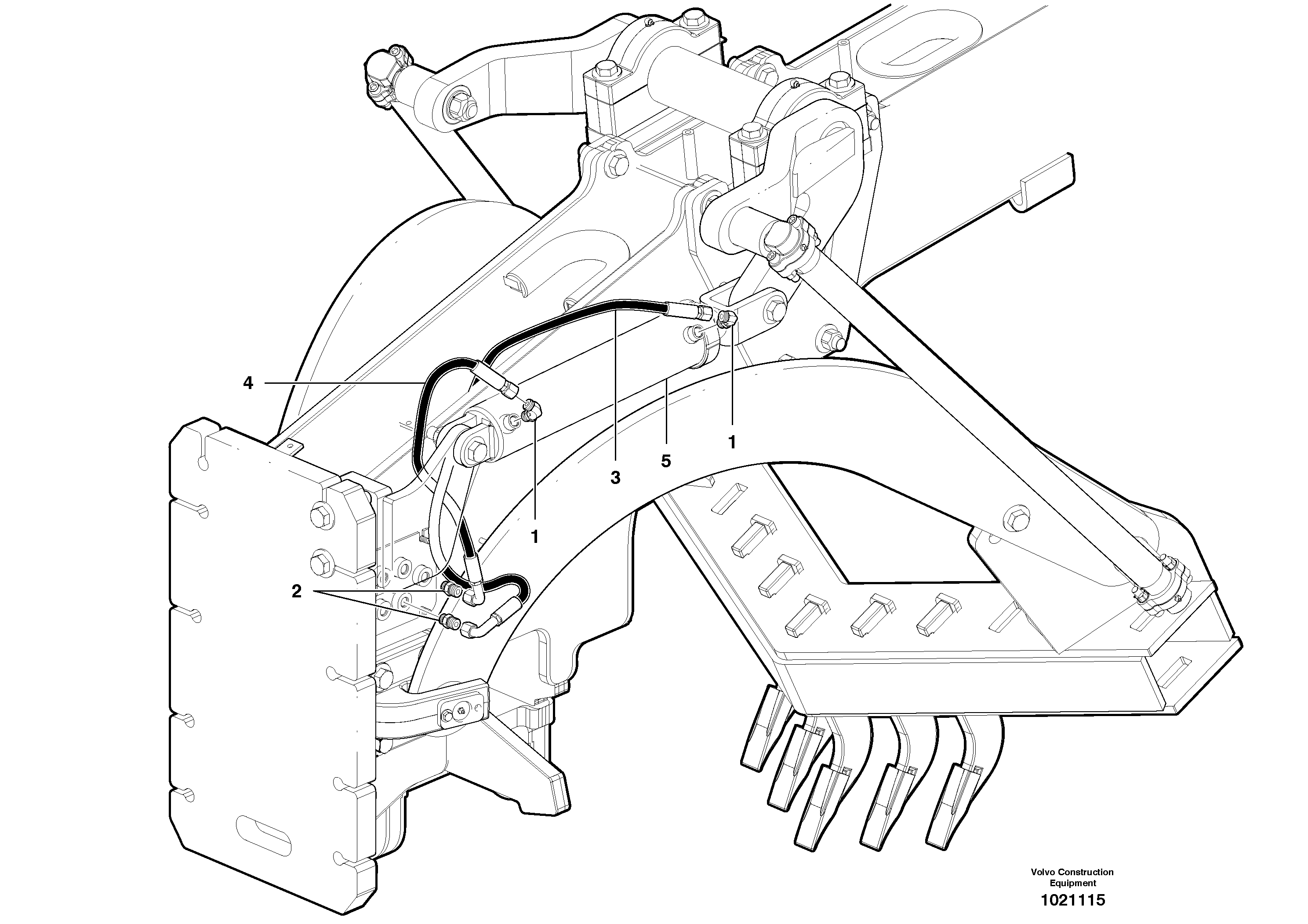 Hose VOE12744554 VOLVO