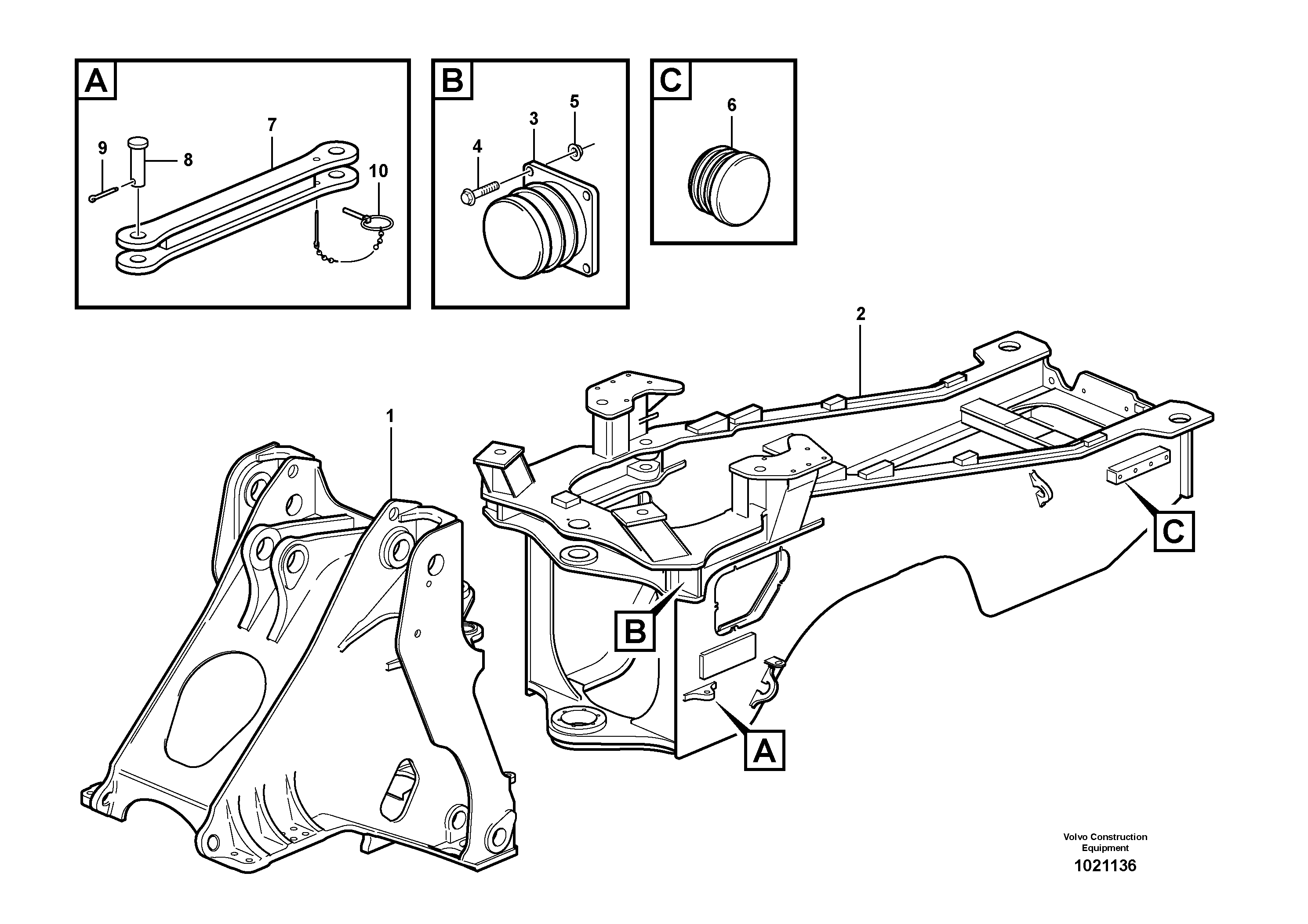Crawler track VOE907895 VOLVO