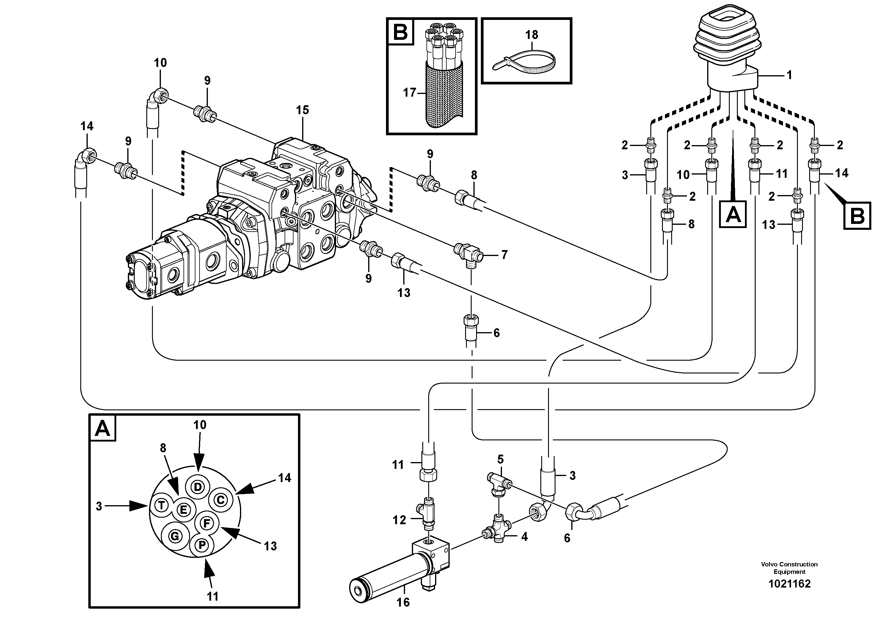 Timing gear casing VOE11852568 VOLVO